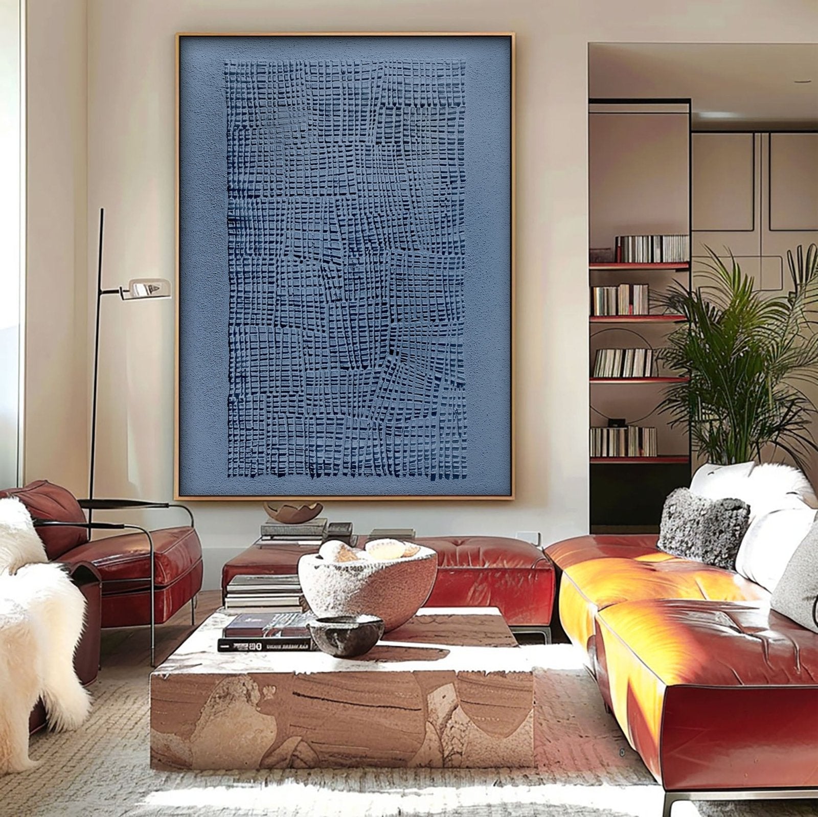 Wabi Sabi Painting "Tracés Infinis“ - nukeart