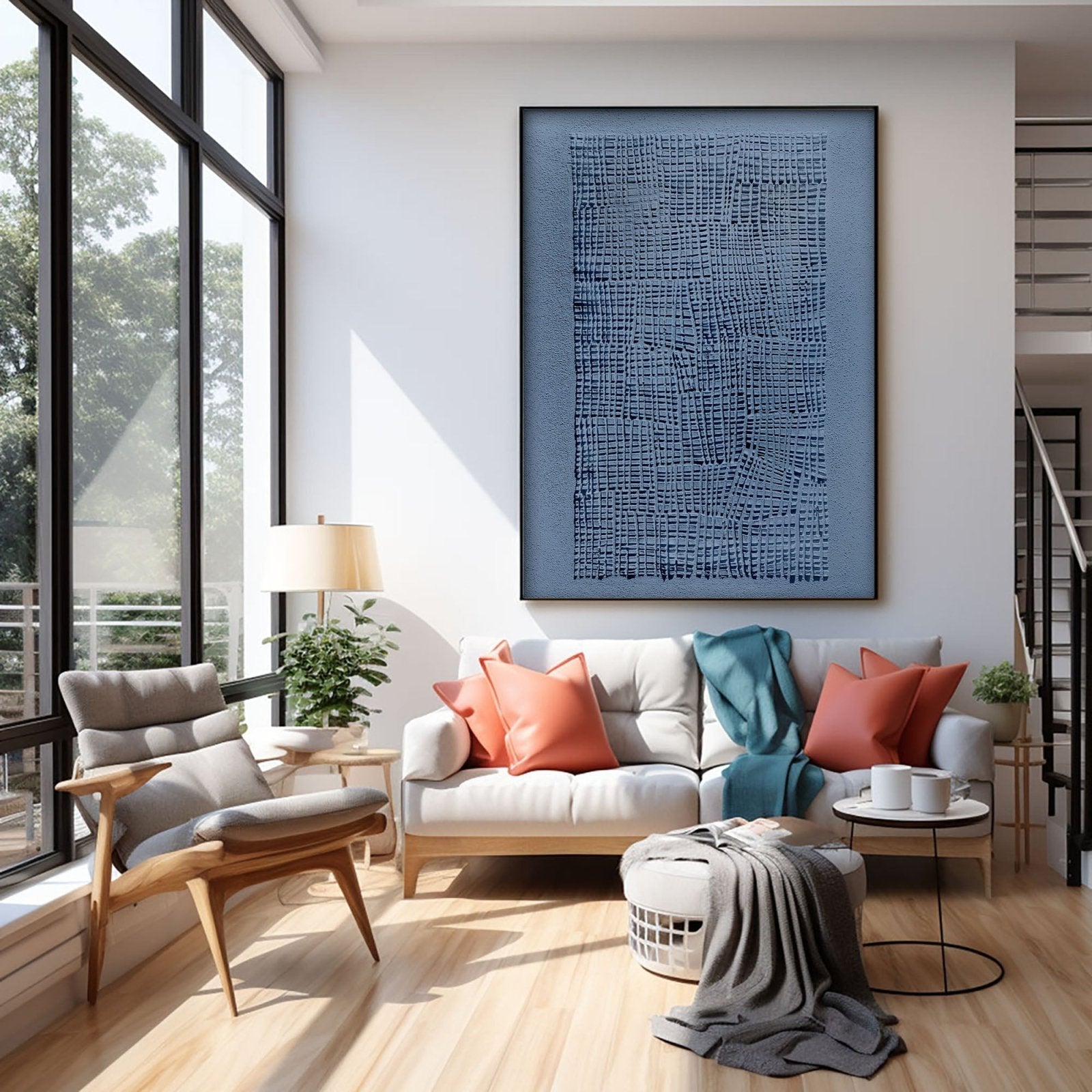 Wabi Sabi Painting "Tracés Infinis“ - nukeart