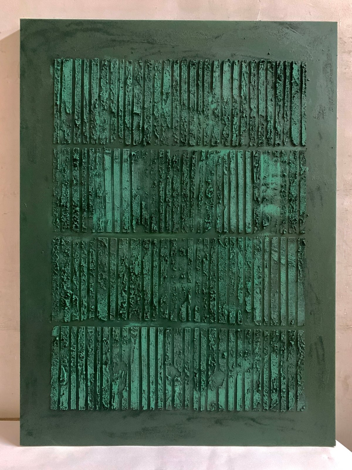 Wabi Sabi Painting "Verdant Verses" - nukeart