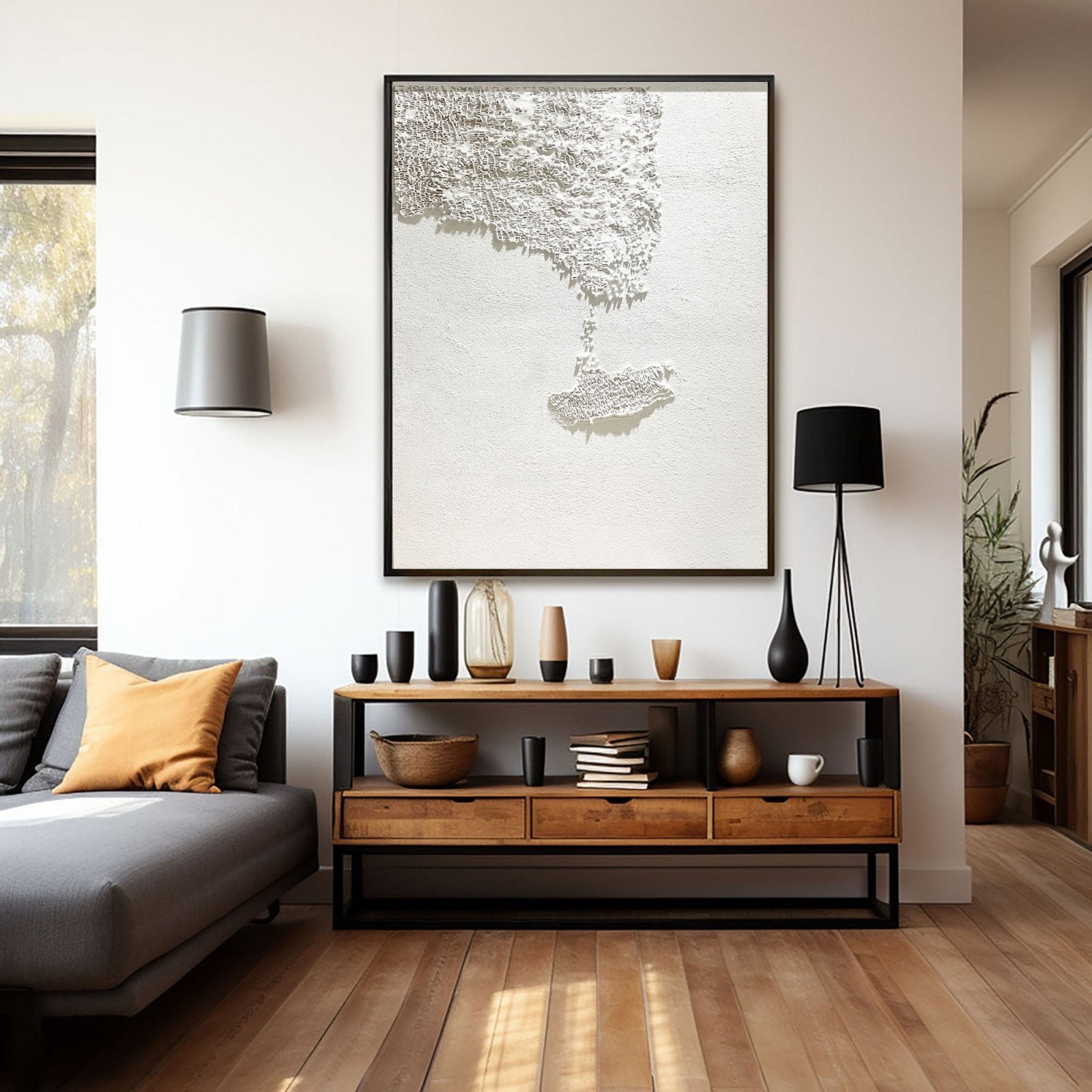 Wabi Sabi Painting "Verloren Stad“ - nukeart
