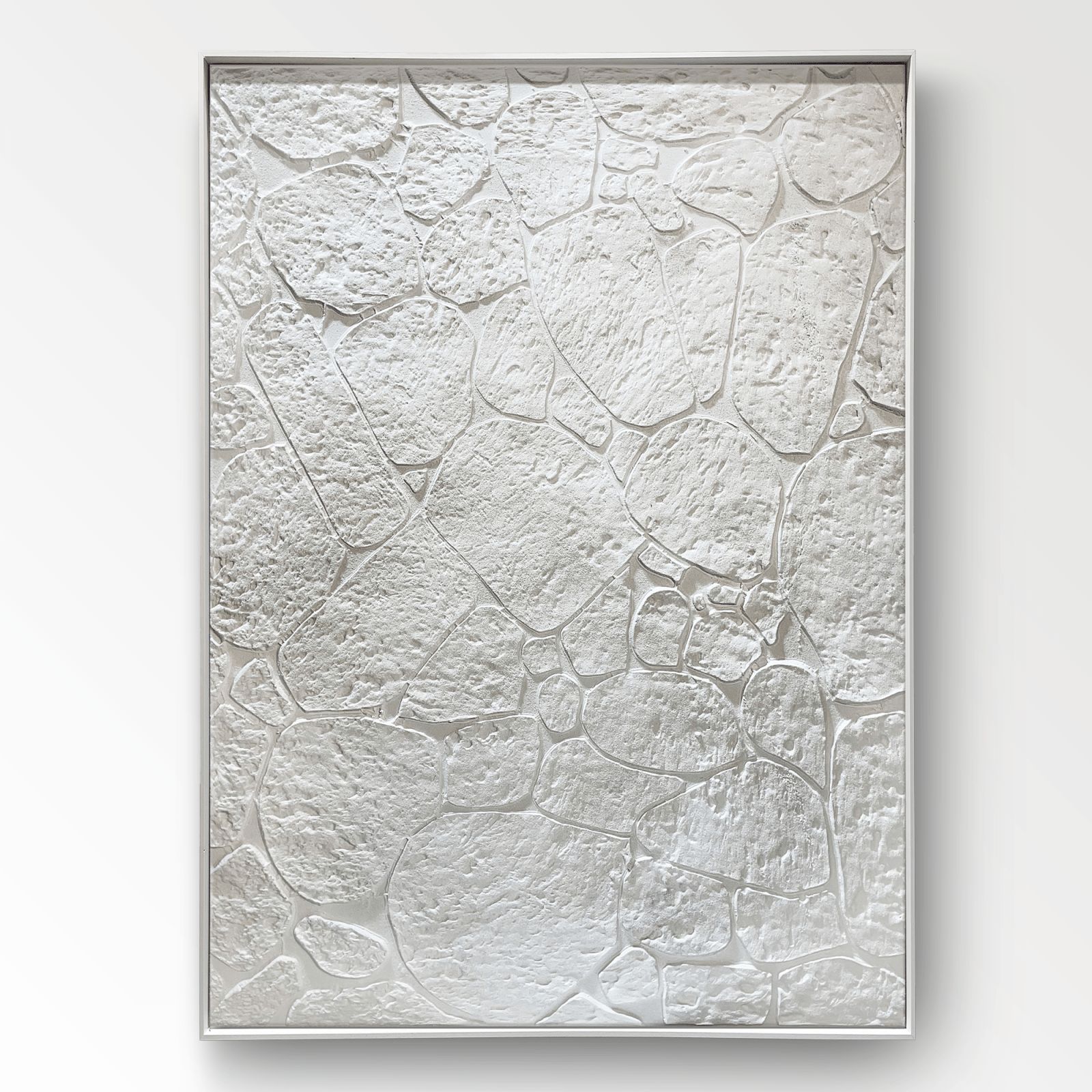 Wabi Sabi Painting "White Rocks“ - nukeart