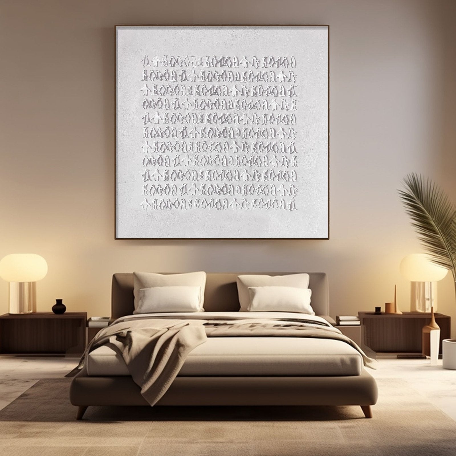 Wabi Sabi Painting "Witte Schaduw” - nukeart