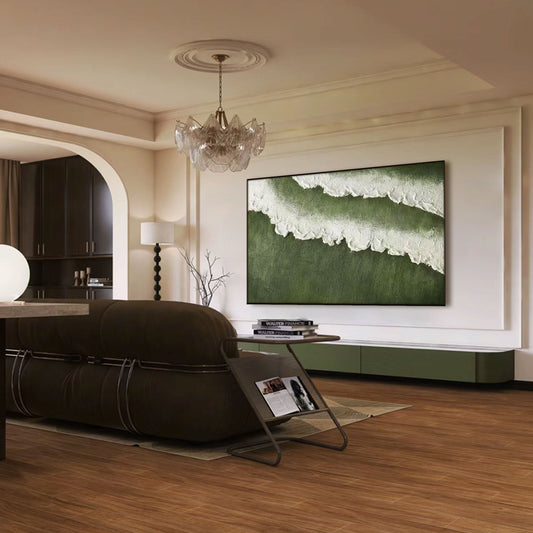 How Can Green Abstract Art Transform Your Living Space?