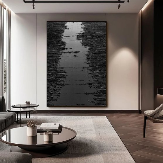 How Does Abstract Black And White Art Enhance Modern Home Decor - nukeart