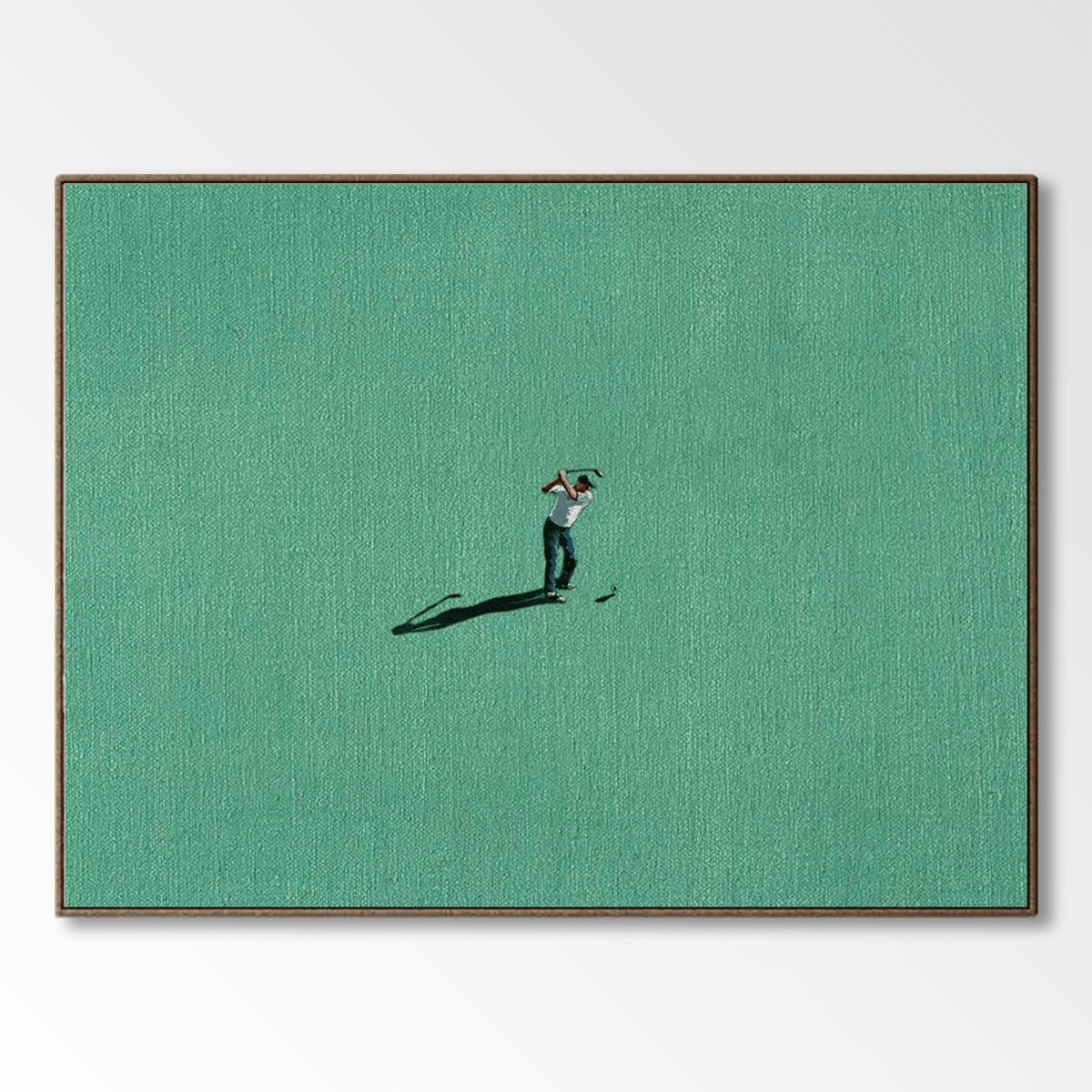 Abstract Painting "Il Colpo nel Silenzio" - nukeart