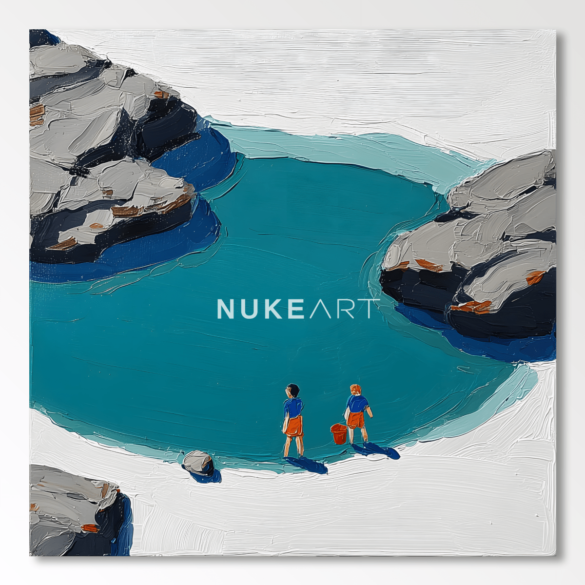 Plaster Painting "Orilla Serena" - nukeart