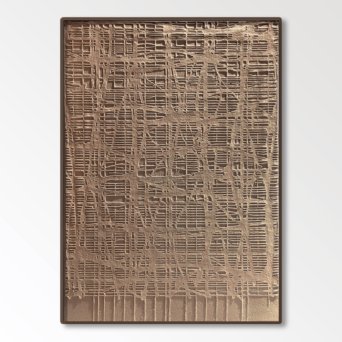 Wabi Sabi Painting "Trame del Silenzio" - nukeart