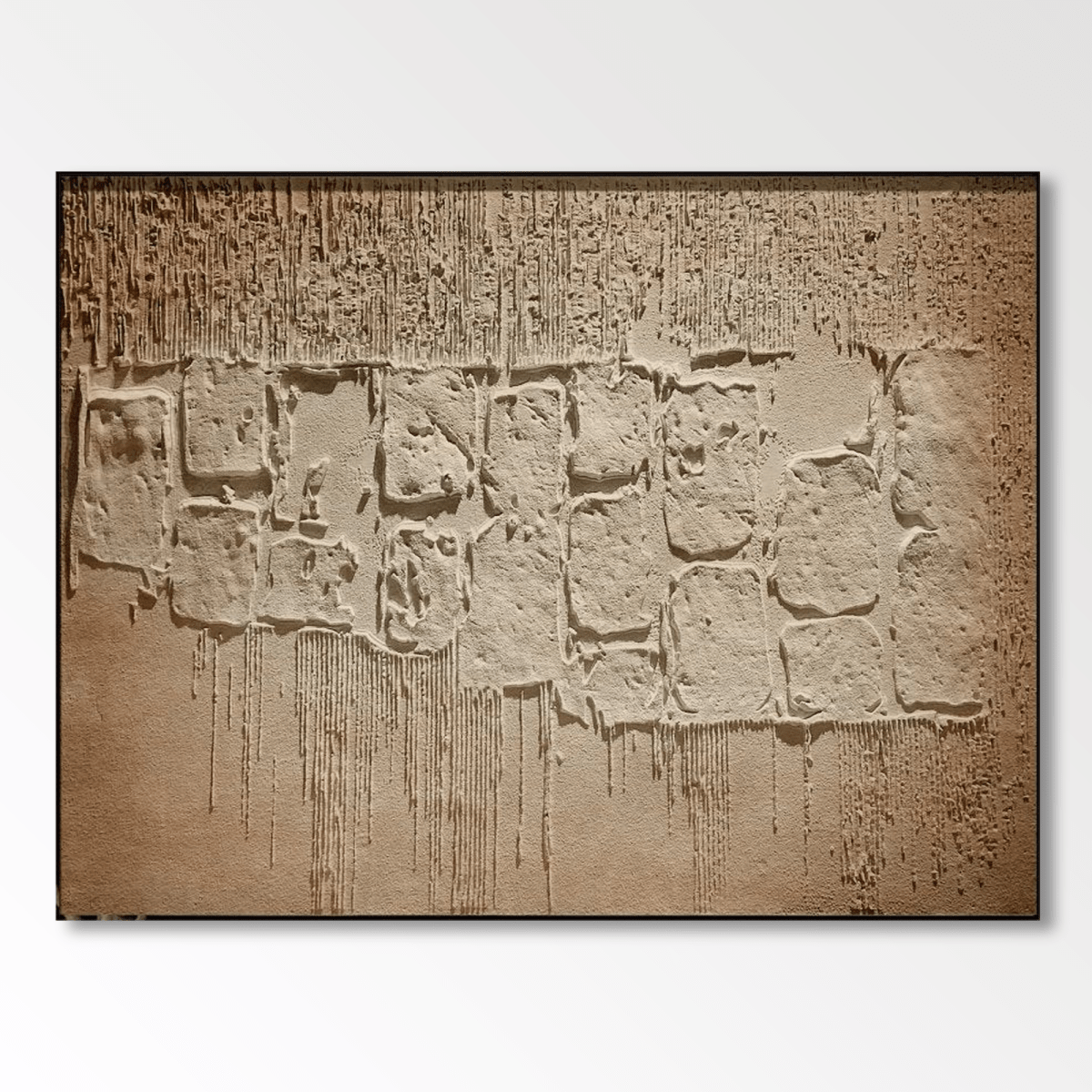 Wabi Sabi Painting "Muro del Tempo" - nukeart