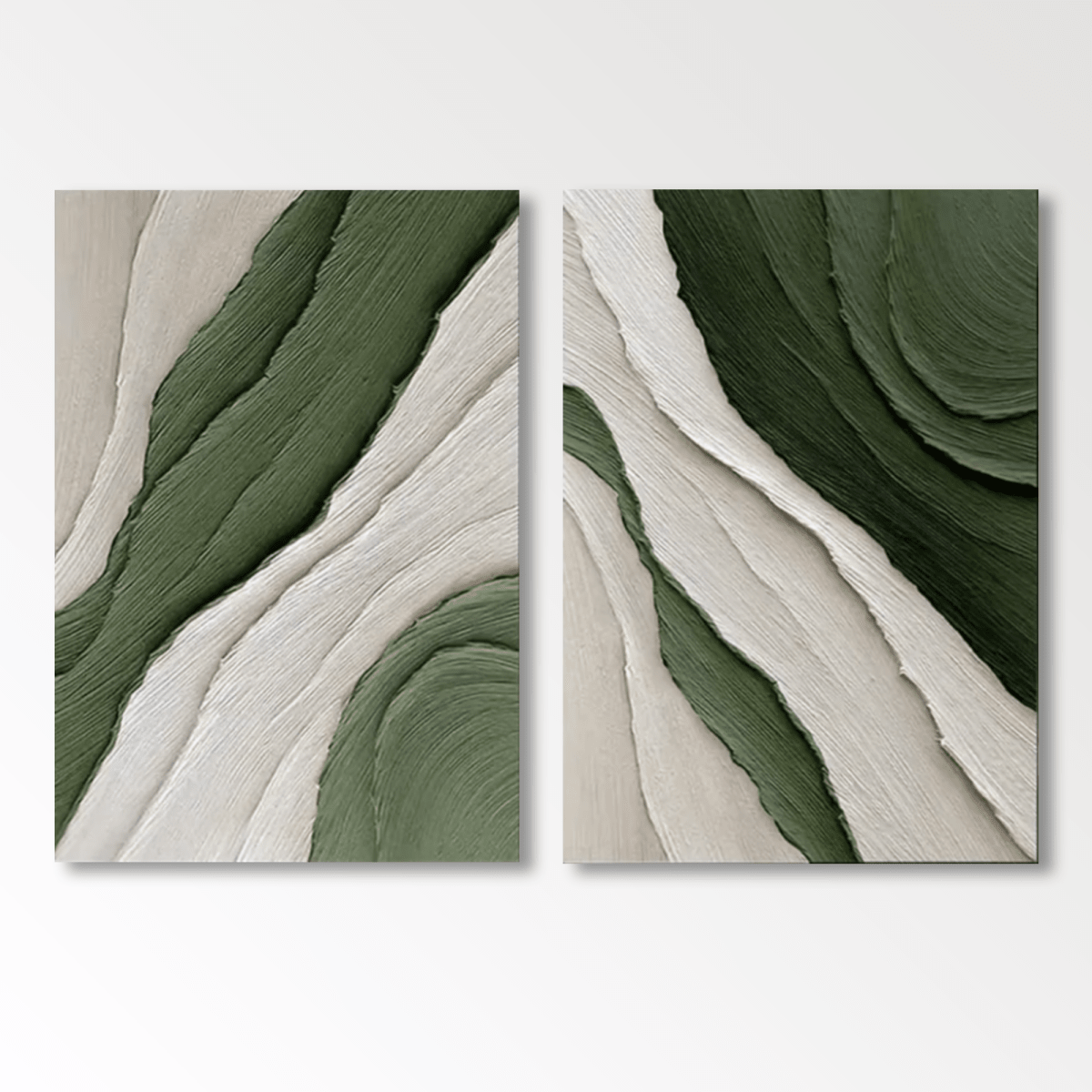 Abstract Painting "Marée Silencieuse" - nukeart