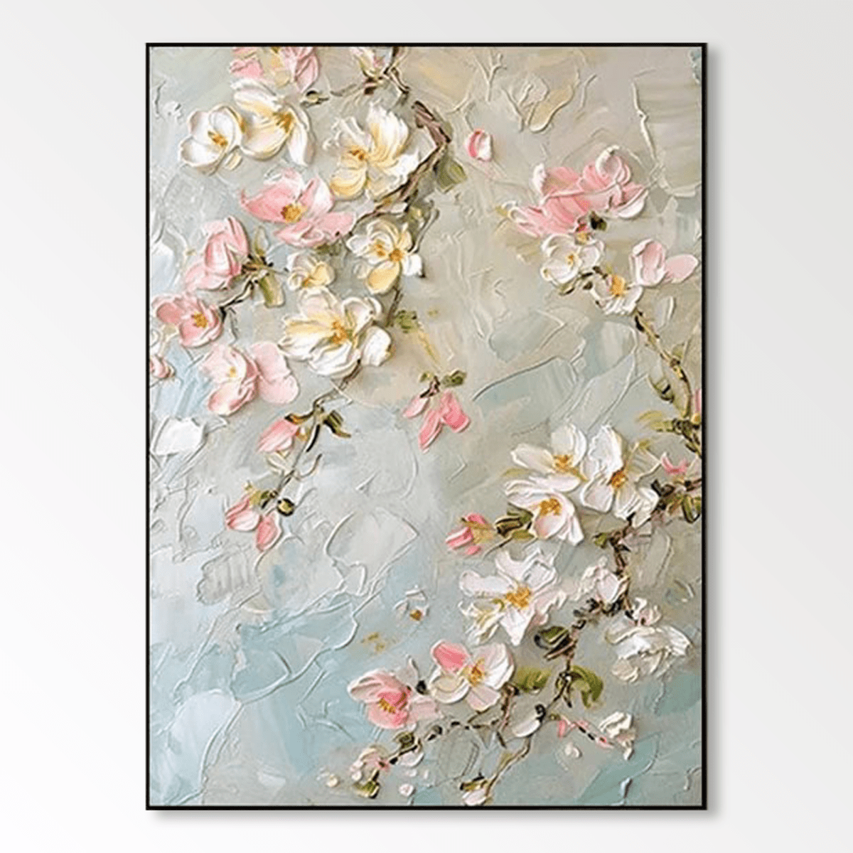 Plaster Painting "Fiori della Brezza" - nukeart