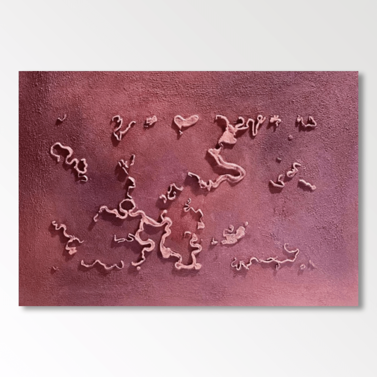 Abstract Painting "Échos Silencieux de Terre" - nukeart