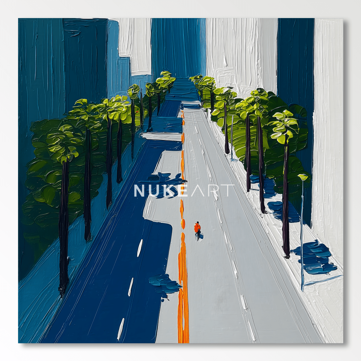 Plaster Painting "Avenida Silente" - nukeart