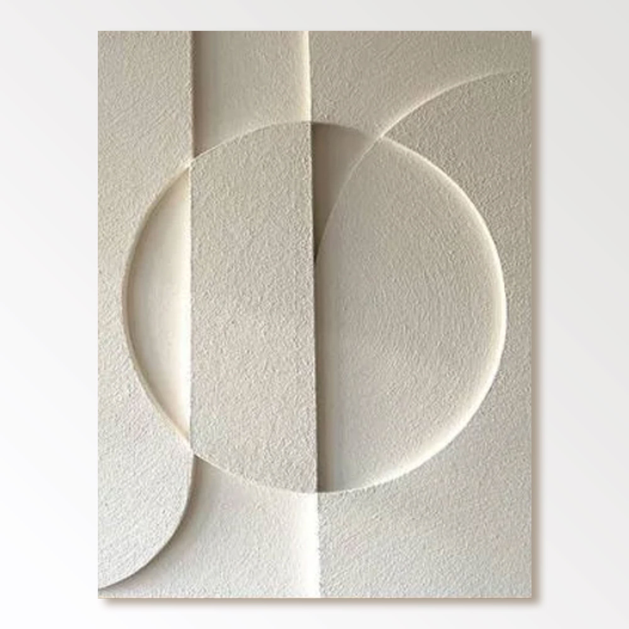 Plaster Painting "Géométrie Tactile"