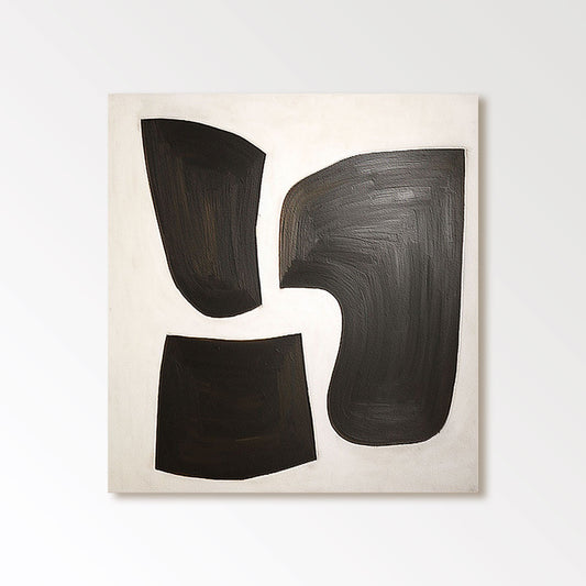Arte abstracto minimalista Pintura moderna "Diálogos abstractos" 