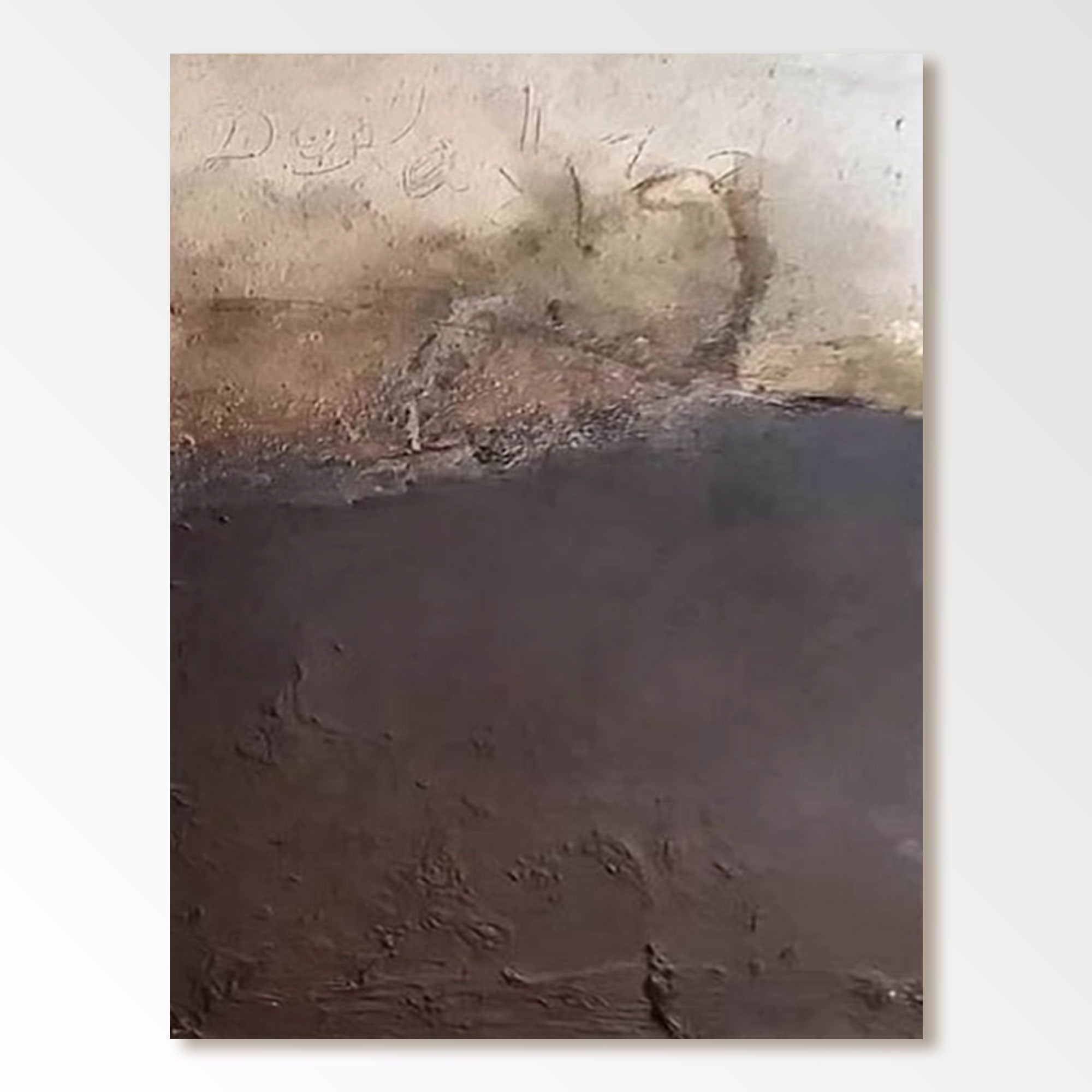 Wabi Sabi Painting "Murmures du Temps"