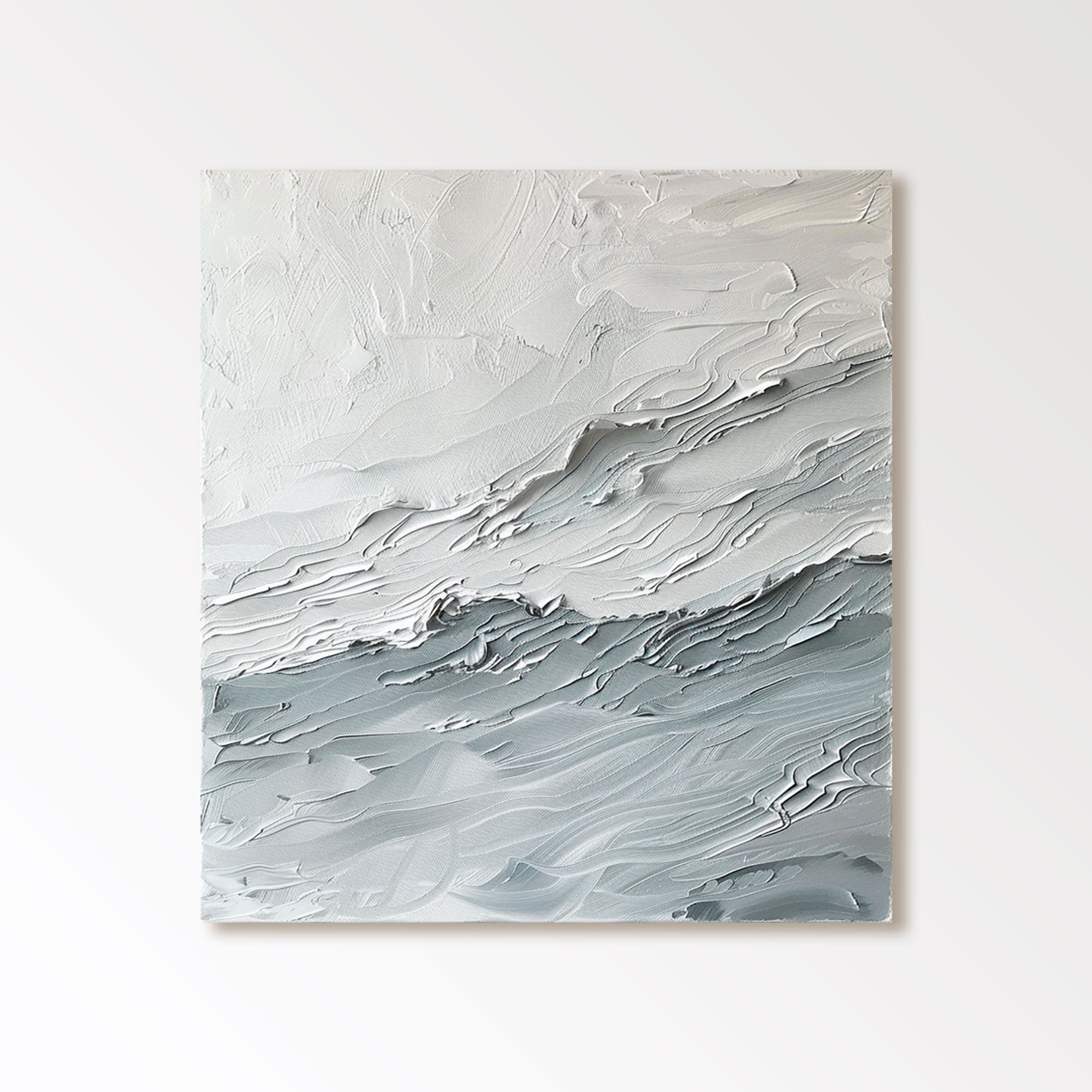 Abstract Painting "Waves of a Silent Symphony"