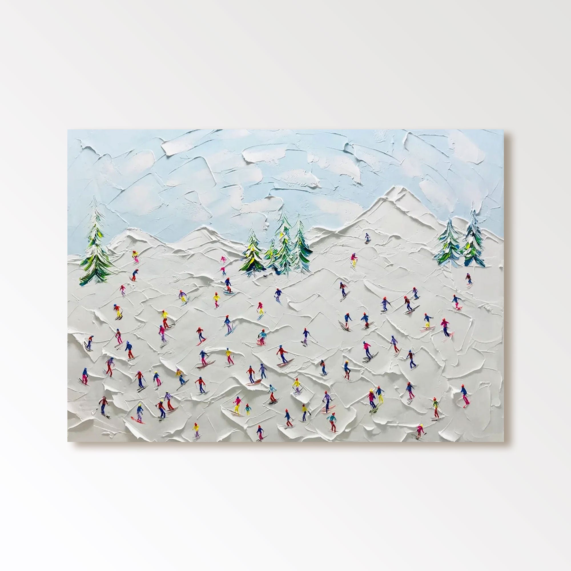 Textured Painting "Winter's Joy“