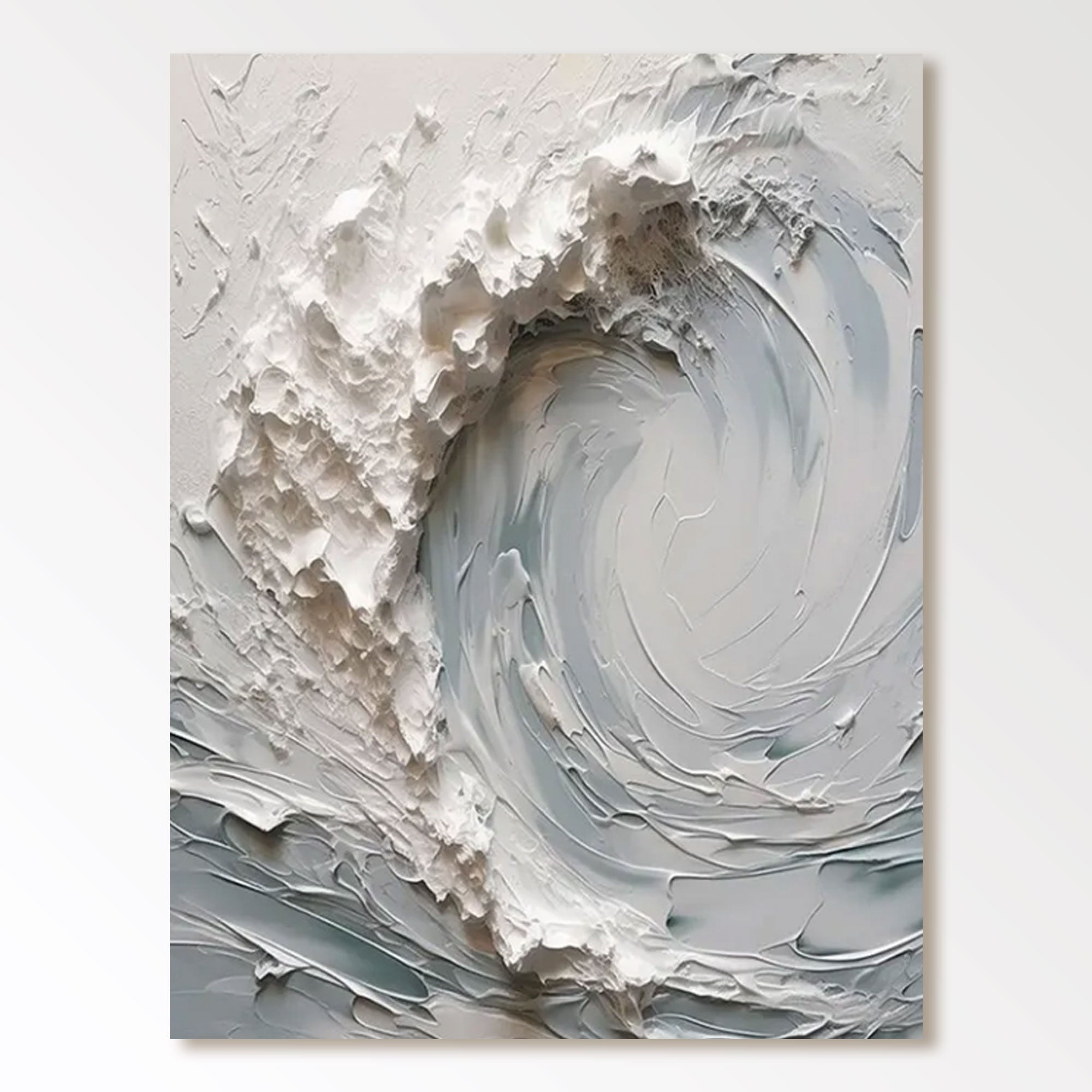 Plaster Painting "Whispers of Serenity"