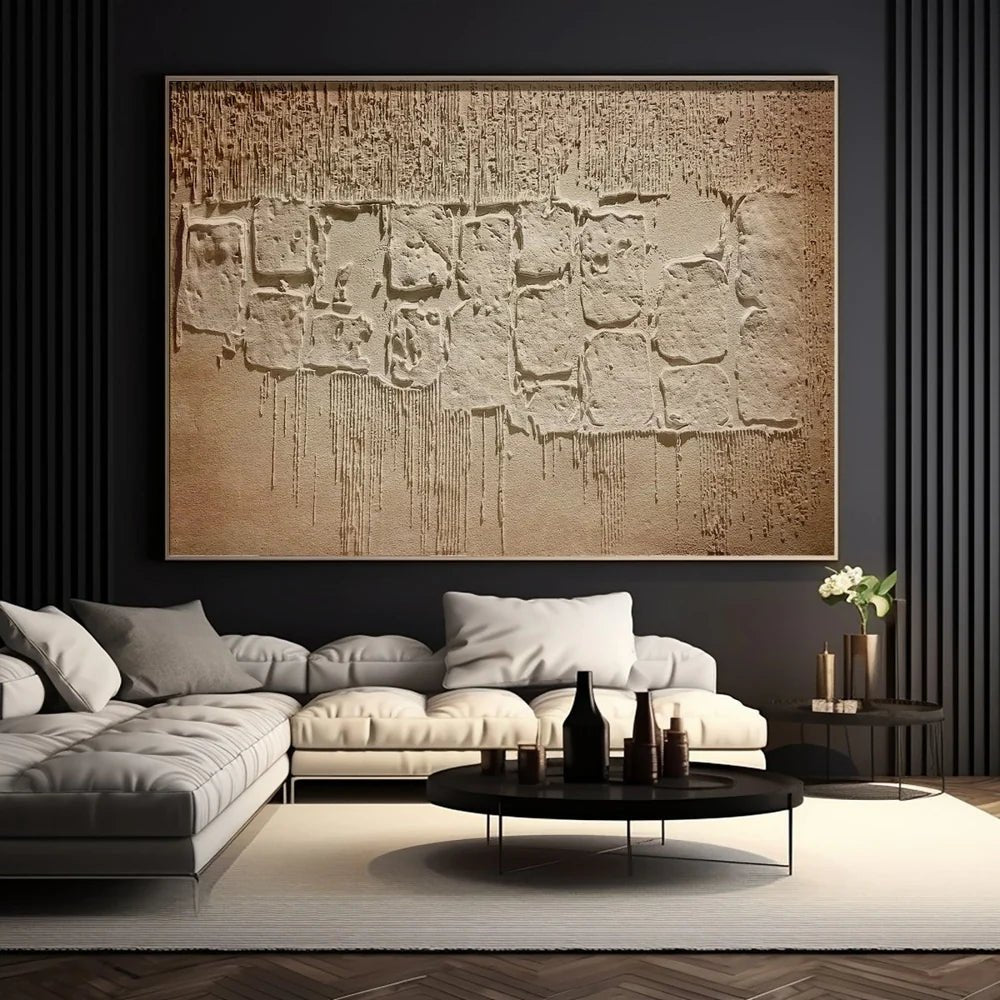 Wabi Sabi Painting "Muro del Tempo" - nukeart