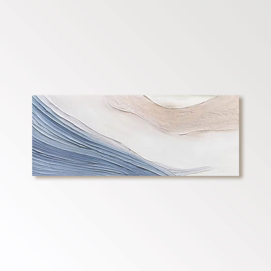 3D Textured Abstract Painting "Whispering Breeze"