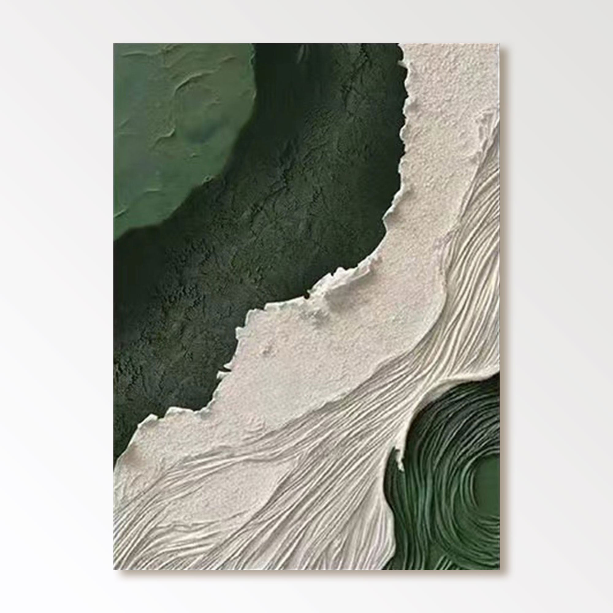 Plaster Painting “Confluence"