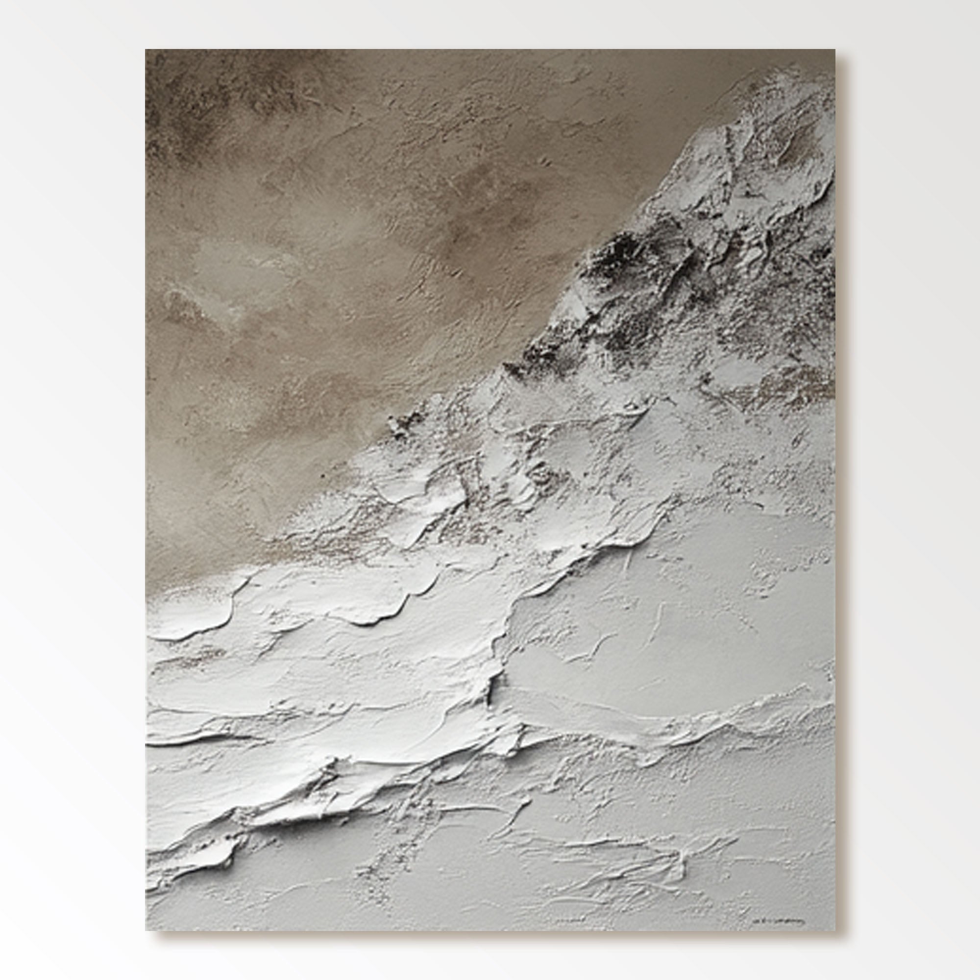 Plaster Painting " Horizons Inconnus"