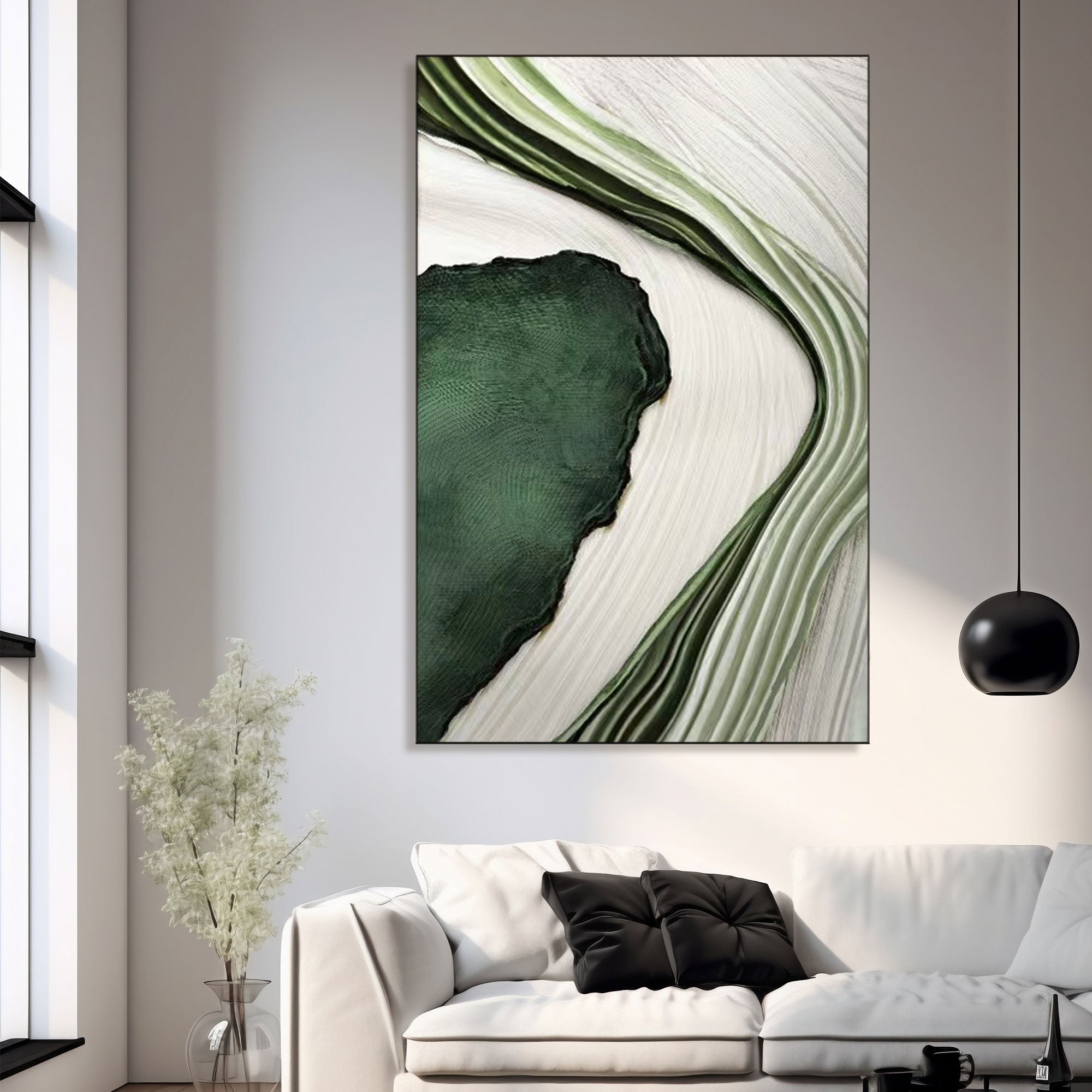 3D Textured Colorful Wall Art Painting  "Embrace of the Earth"