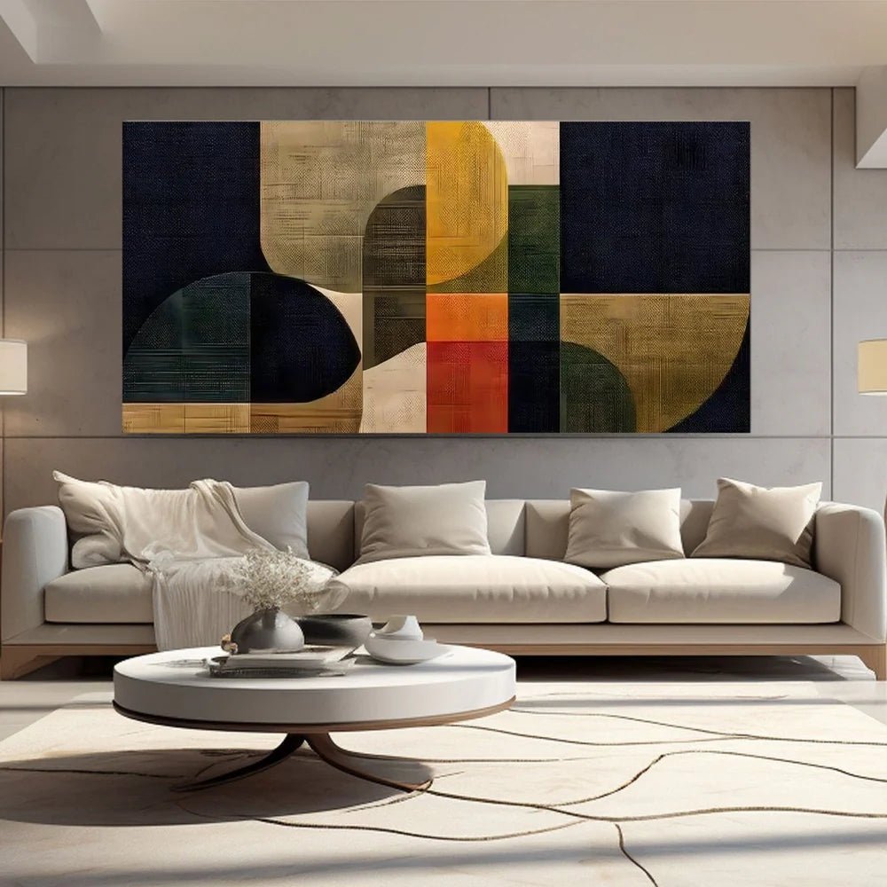 Wabi Sabi Painting "Equilibrio Cromatico" - nukeart