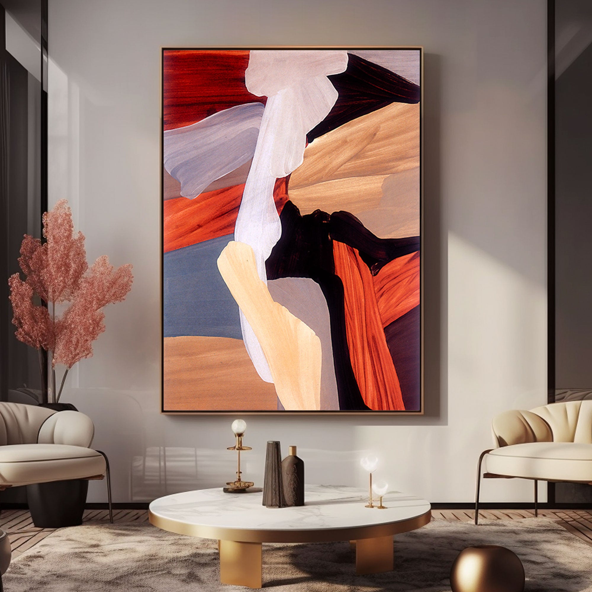 Abstract Painting "Passion's Tapestry"