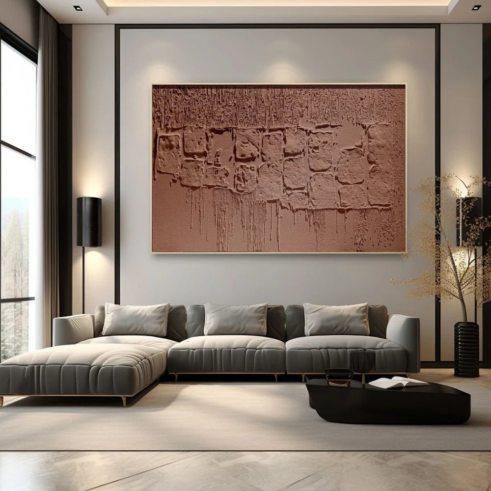 Wabi Sabi Painting "Terra Antica" - nukeart