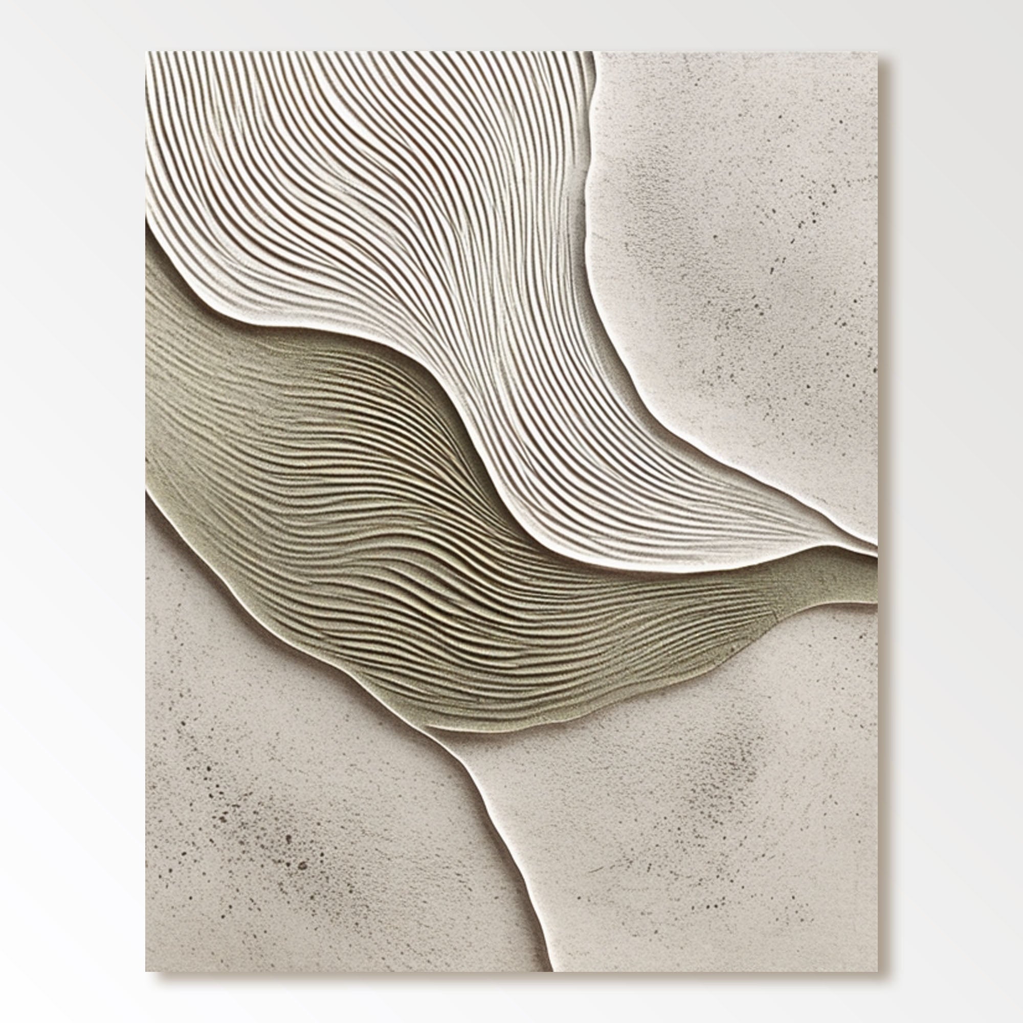 Plaster Painting "Fissure d’Or"