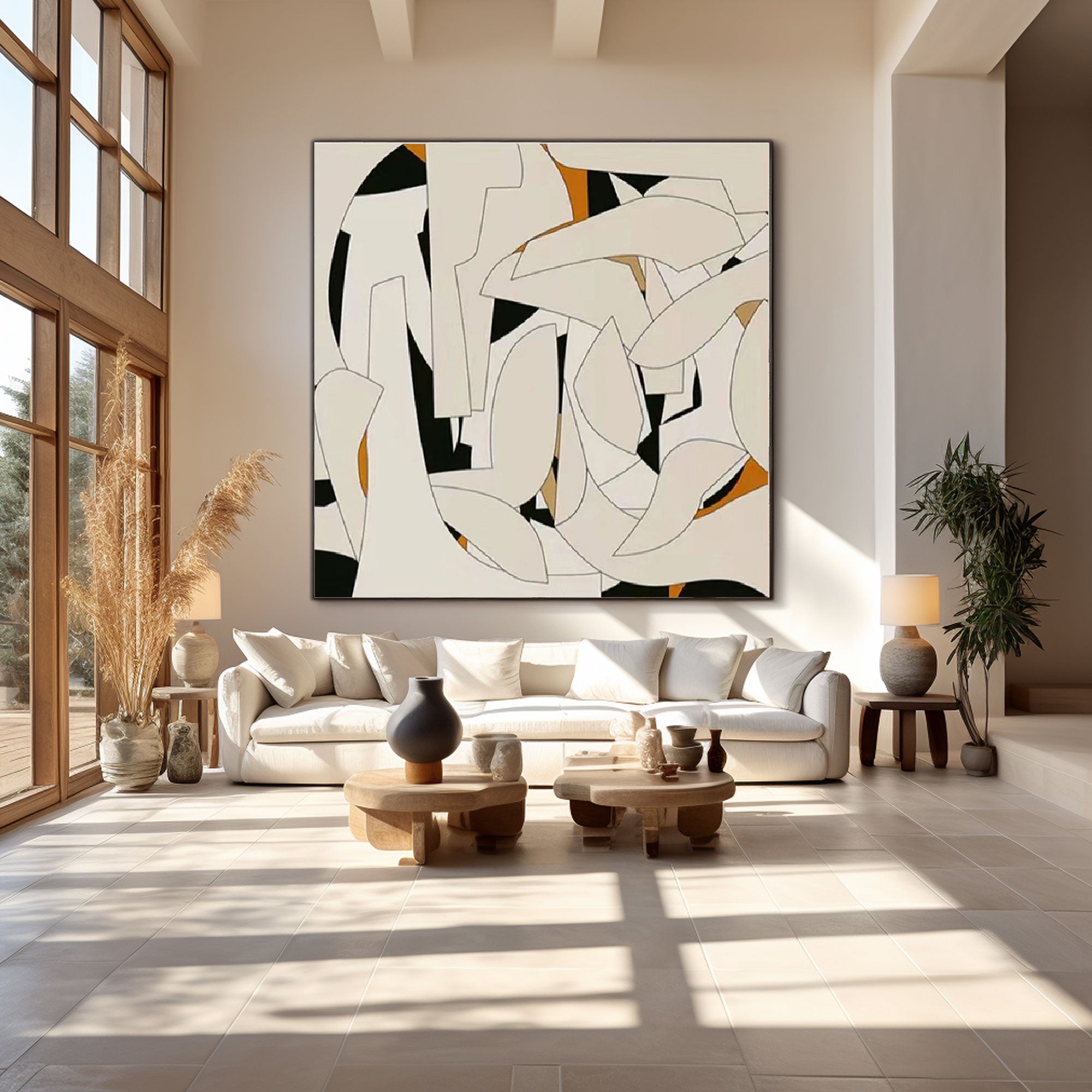 Abstract Modern Painting "Rhythm"