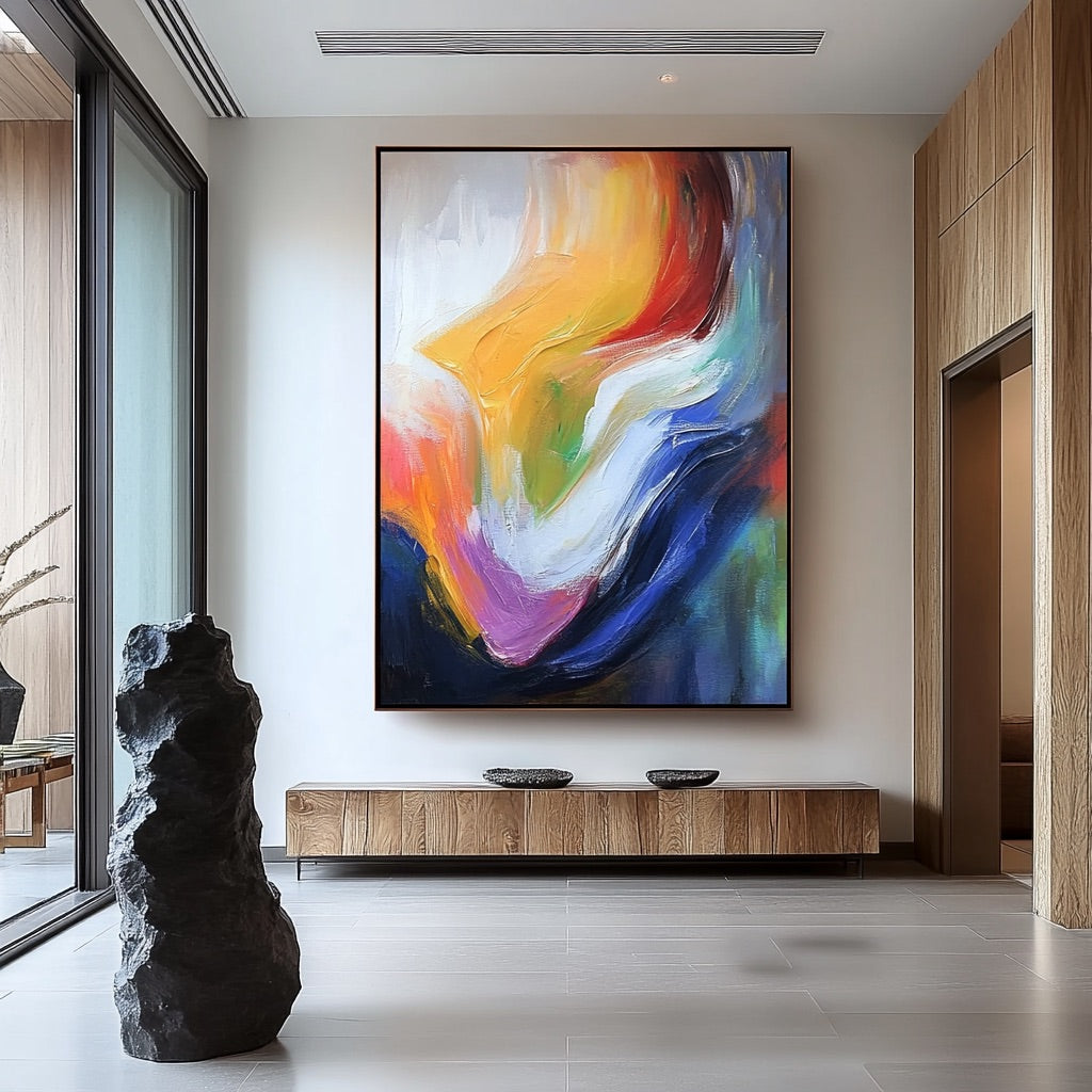 Abstract  Painting "L’Âme du Feu"