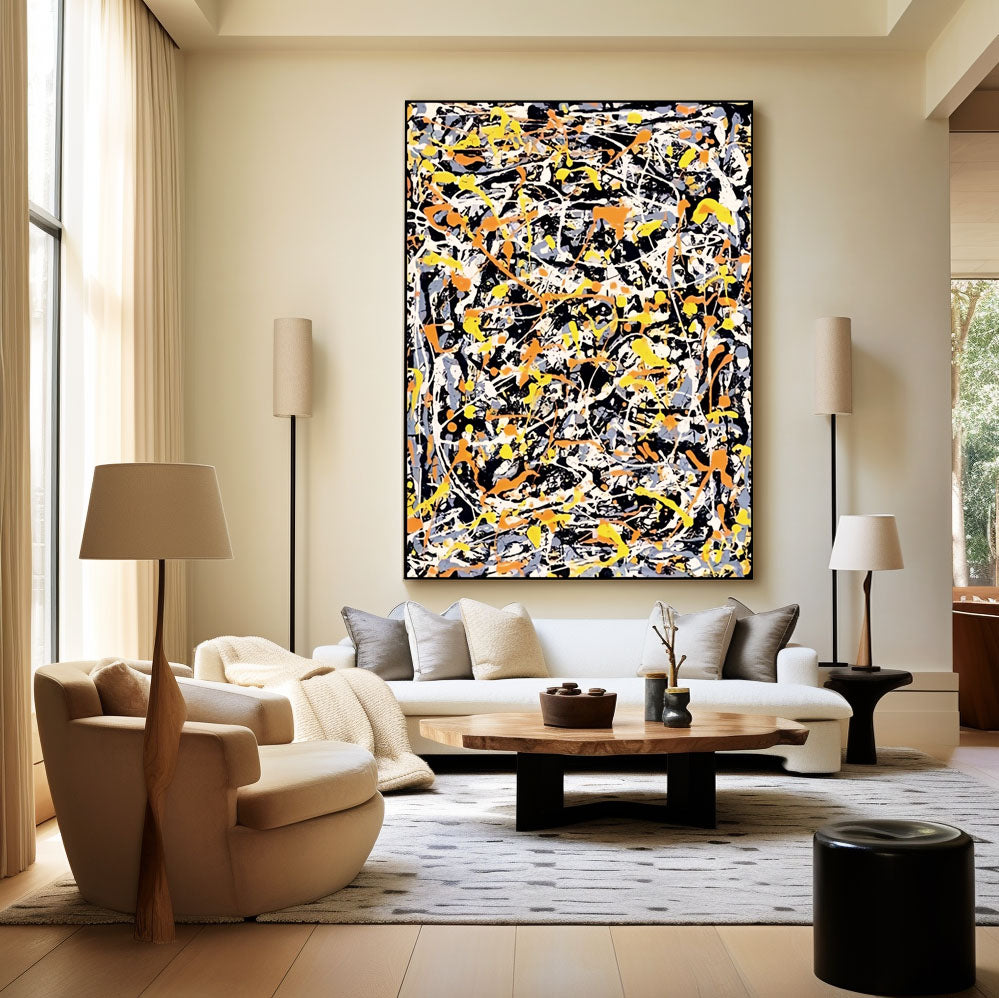 Abstract  Painting "Tangled Thoughts"