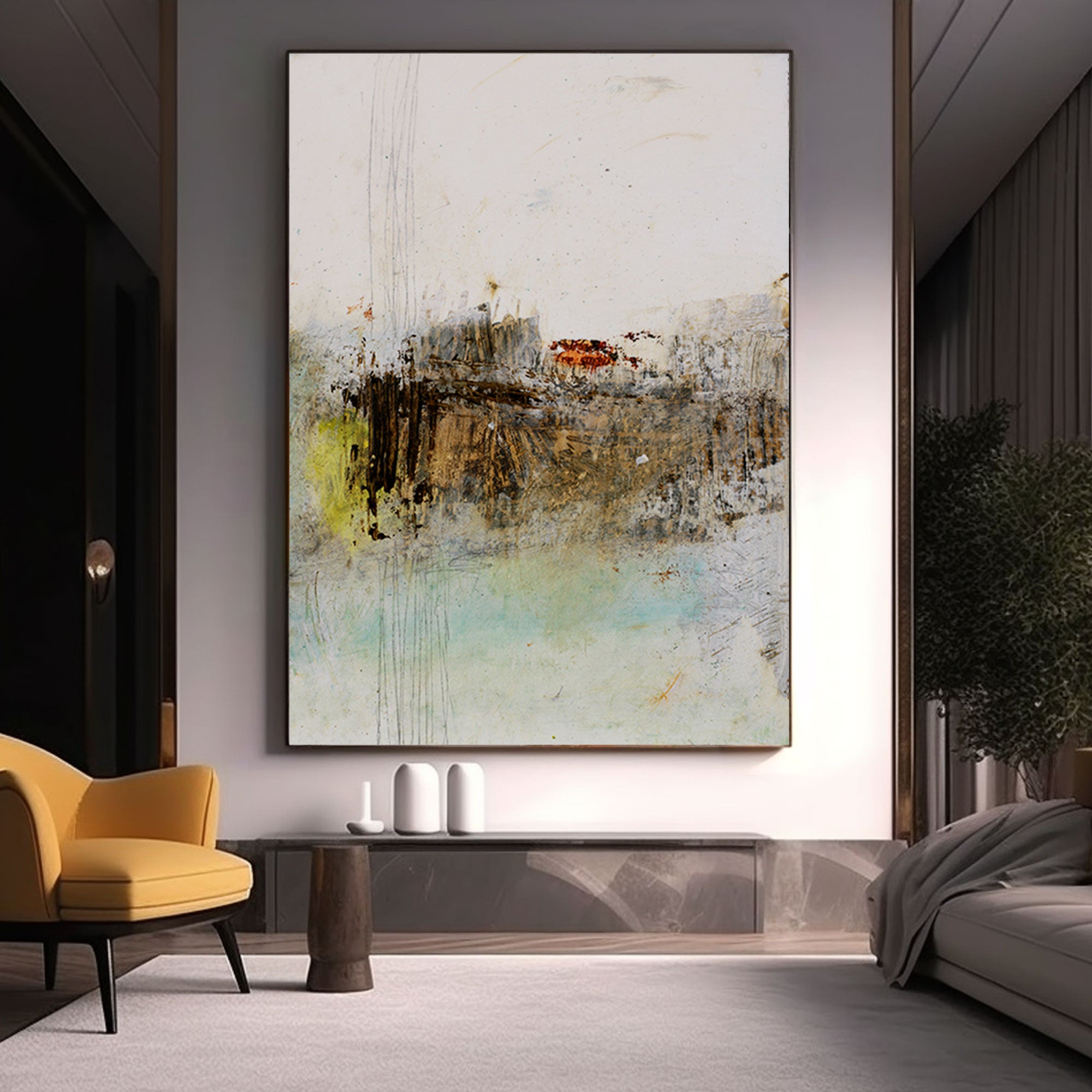 3D Textured Color Painting Of The House "Whispers of Eternity"