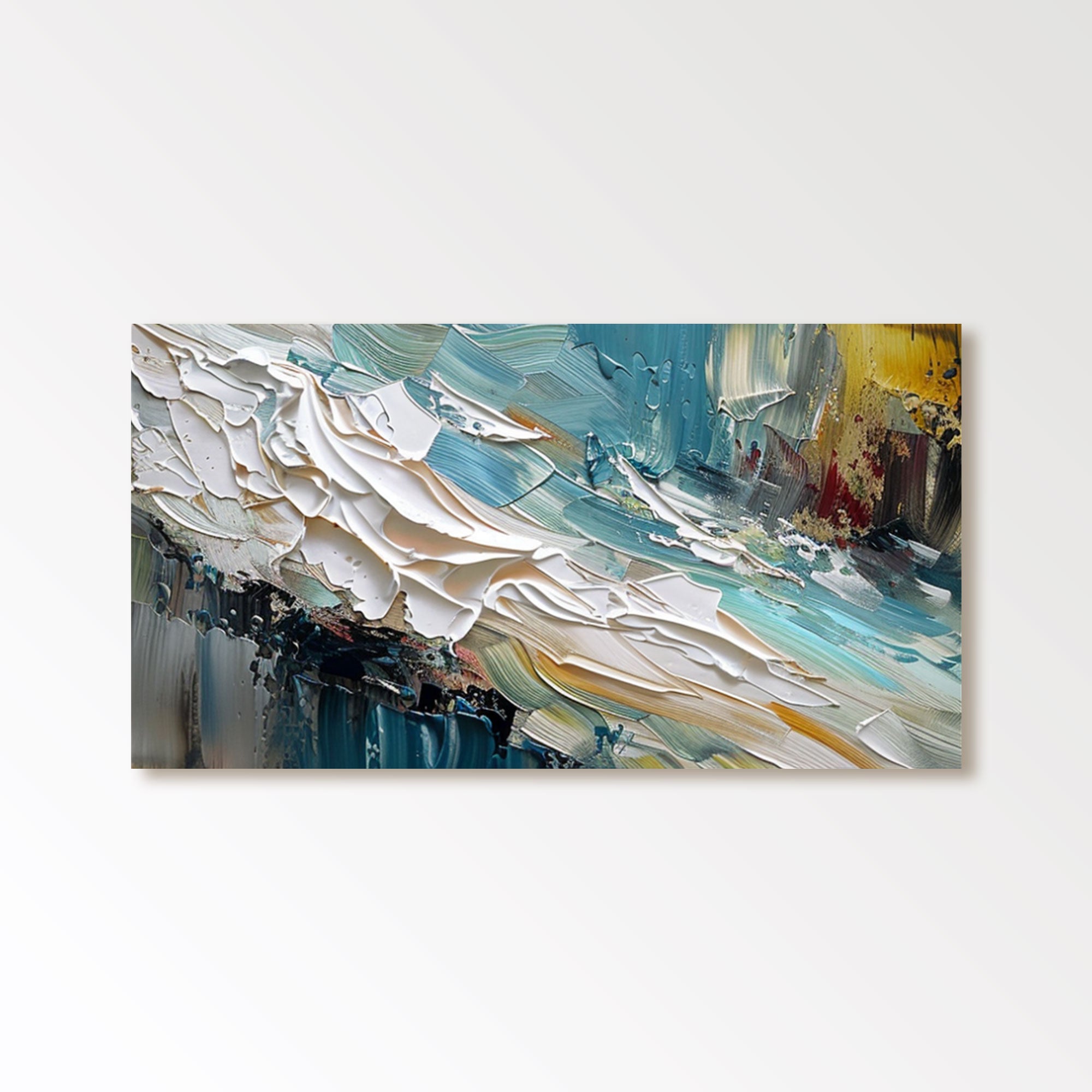 Plaster Wall Art "Waves of Passion"
