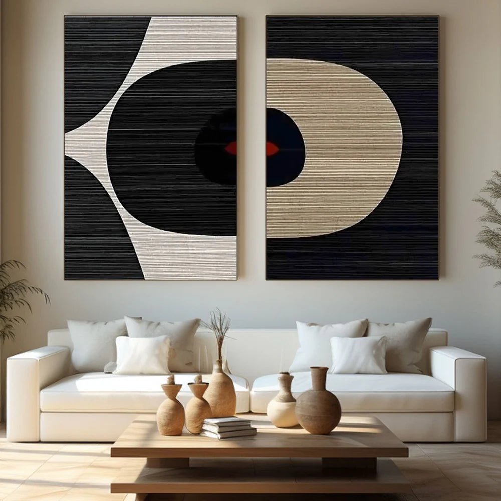 Wabi Sabi Art "Dualità Silenziosa" - nukeart