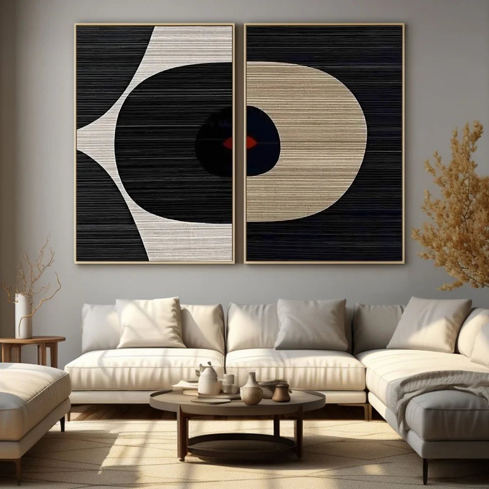 Wabi Sabi Art "Dualità Silenziosa" - nukeart