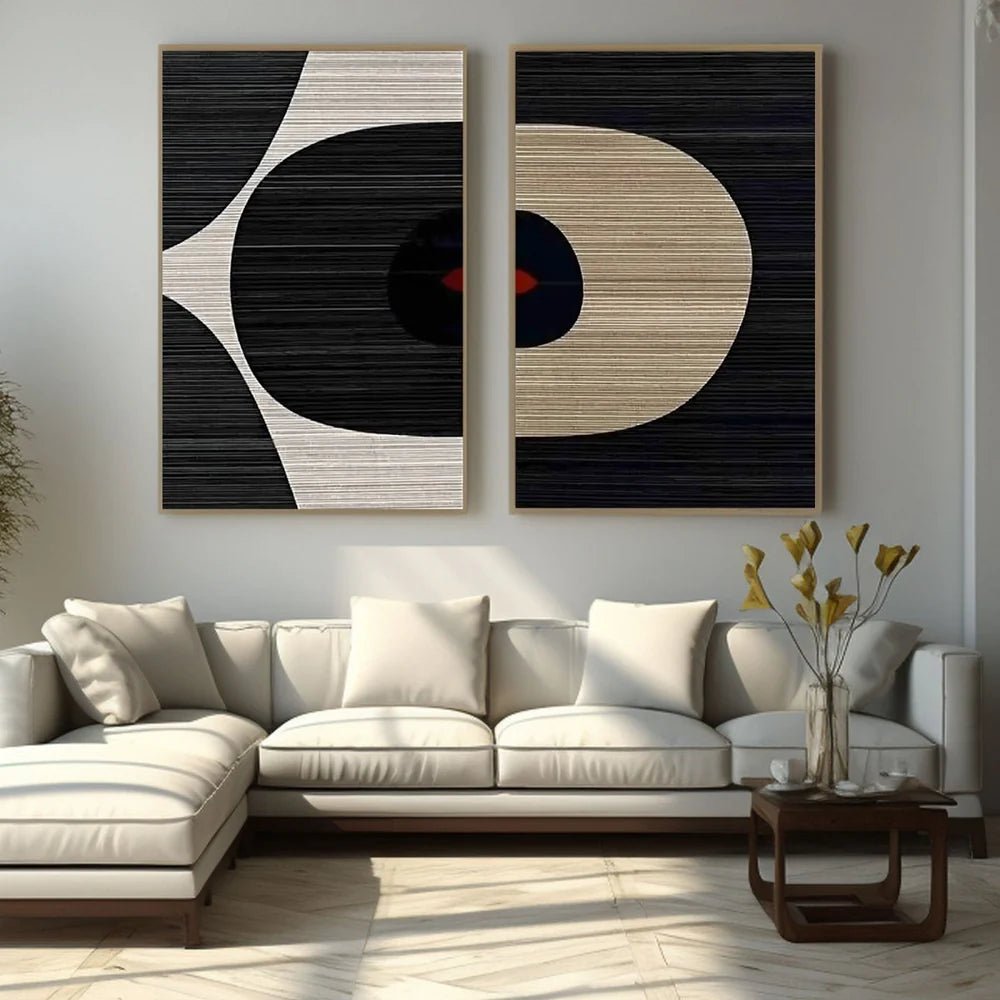 Wabi Sabi Art "Dualità Silenziosa" - nukeart