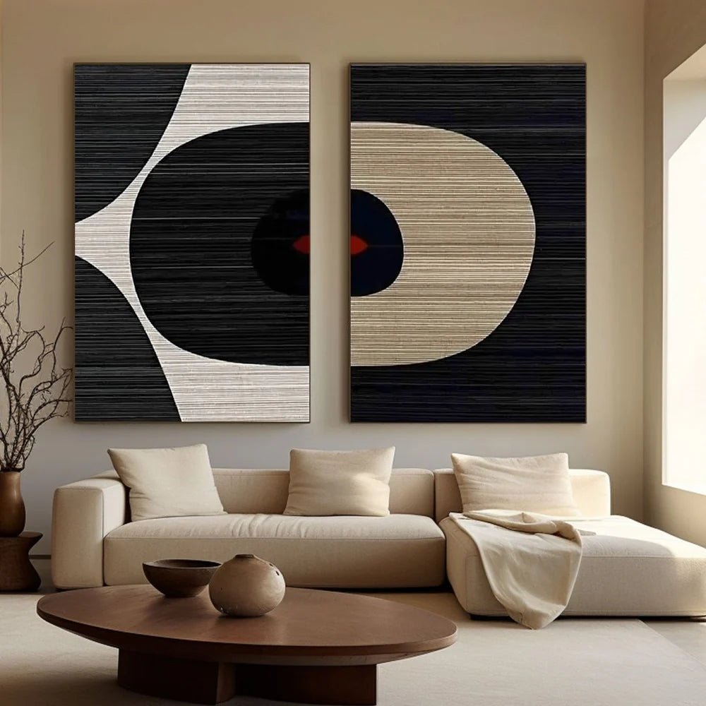 Wabi Sabi Art "Dualità Silenziosa" - nukeart