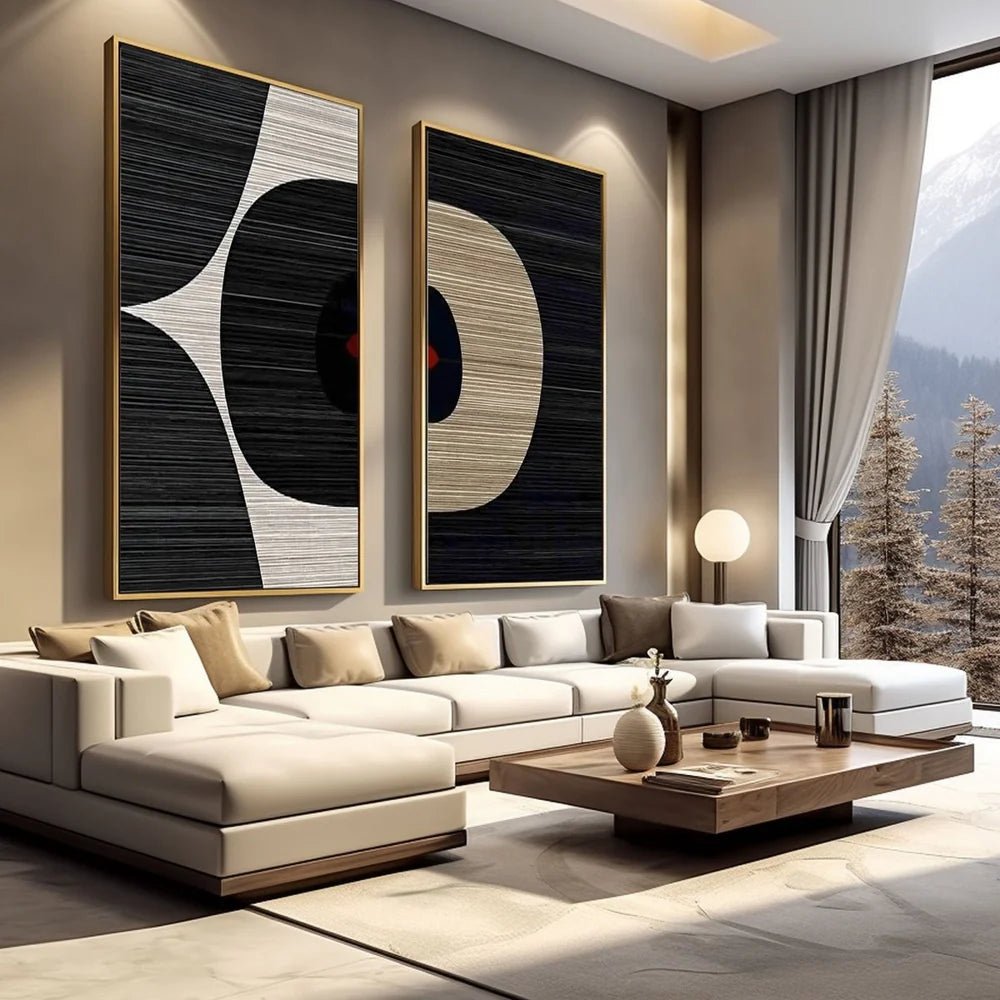 Wabi Sabi Art "Dualità Silenziosa" - nukeart