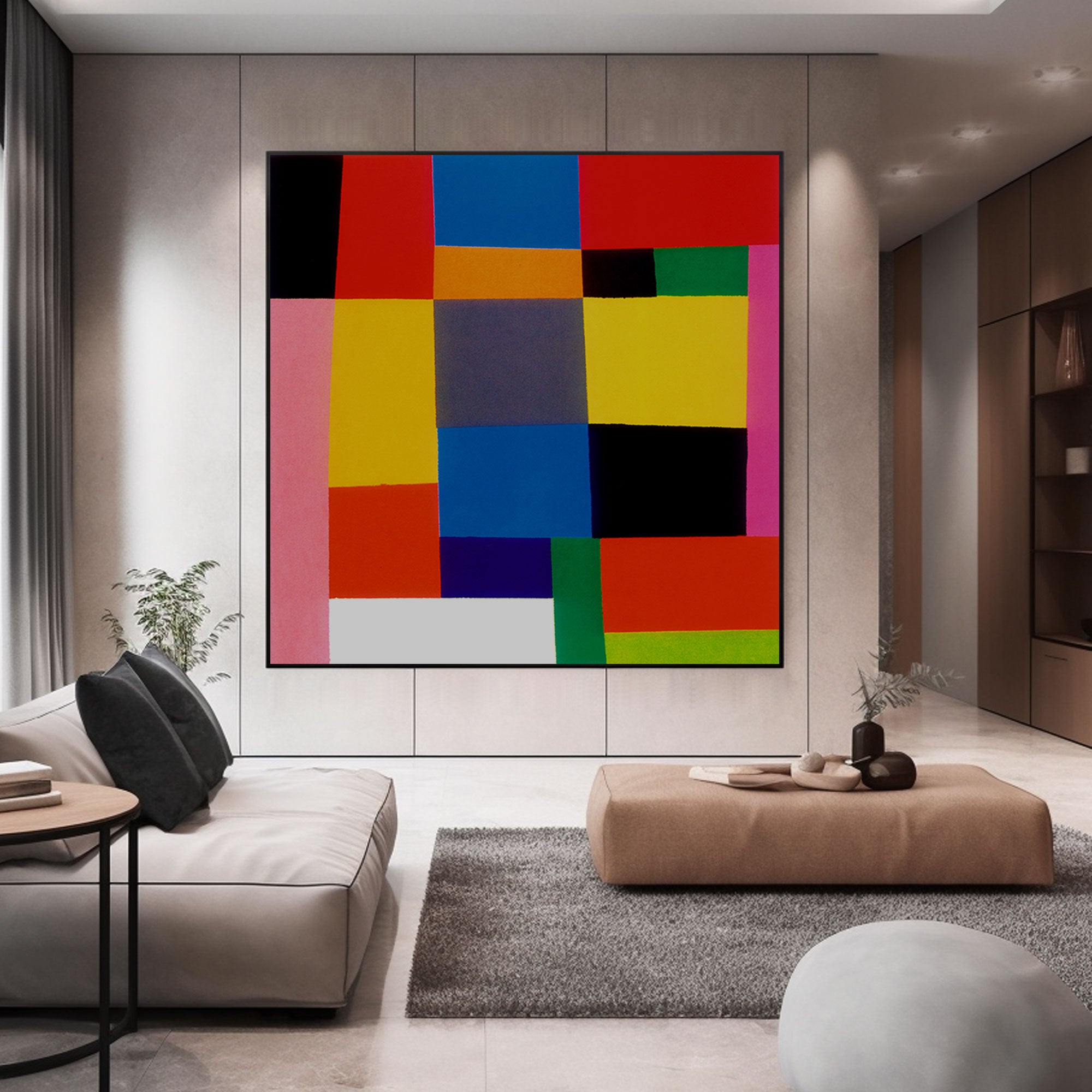 Colorful Abstract Art Painting "Symphony of Colors"