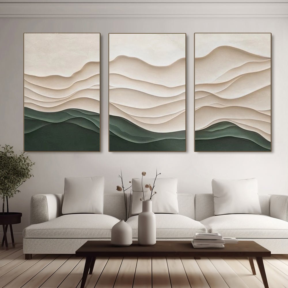 3D Textured Painting "Valle Interior" - nukeart