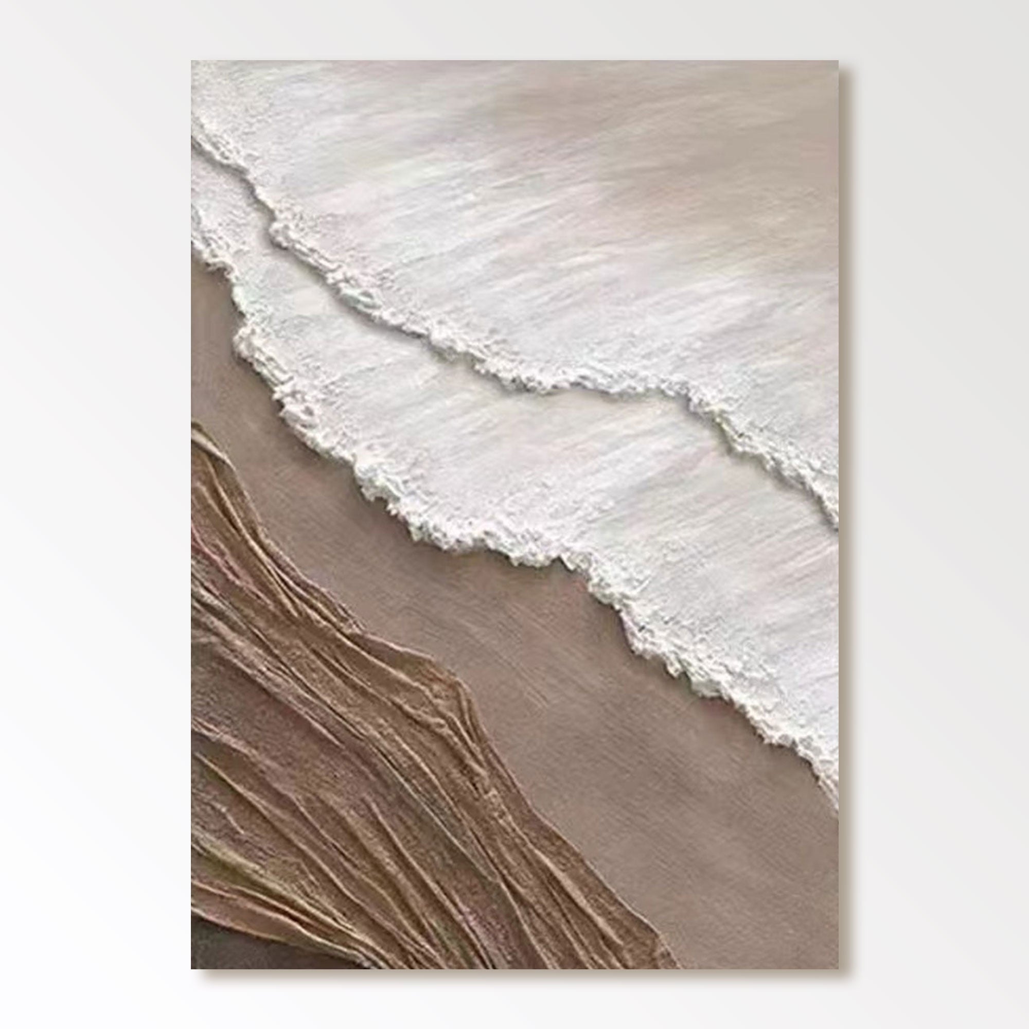 Peinture abstraite colorée « Seaside Embrace »