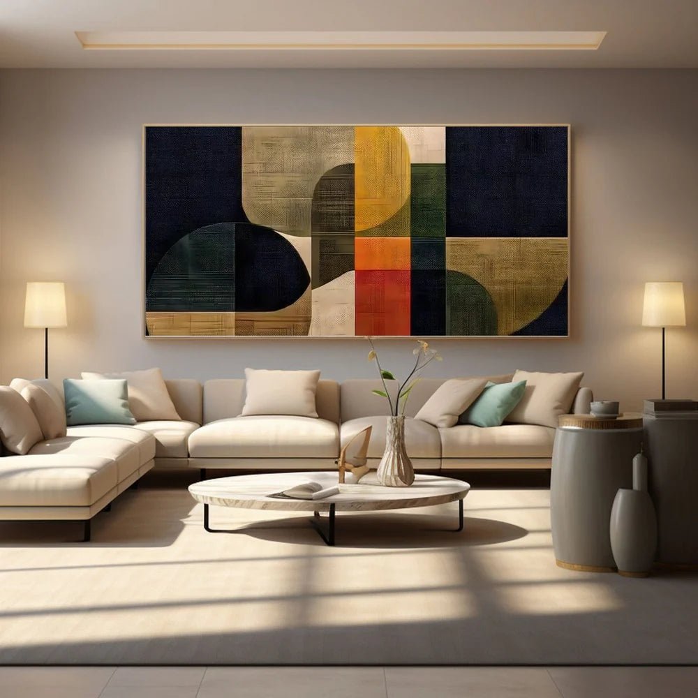 Wabi Sabi Painting "Equilibrio Cromatico" - nukeart