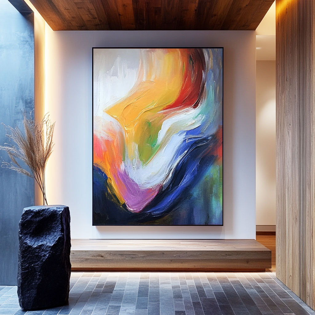 Abstract  Painting "L’Âme du Feu"