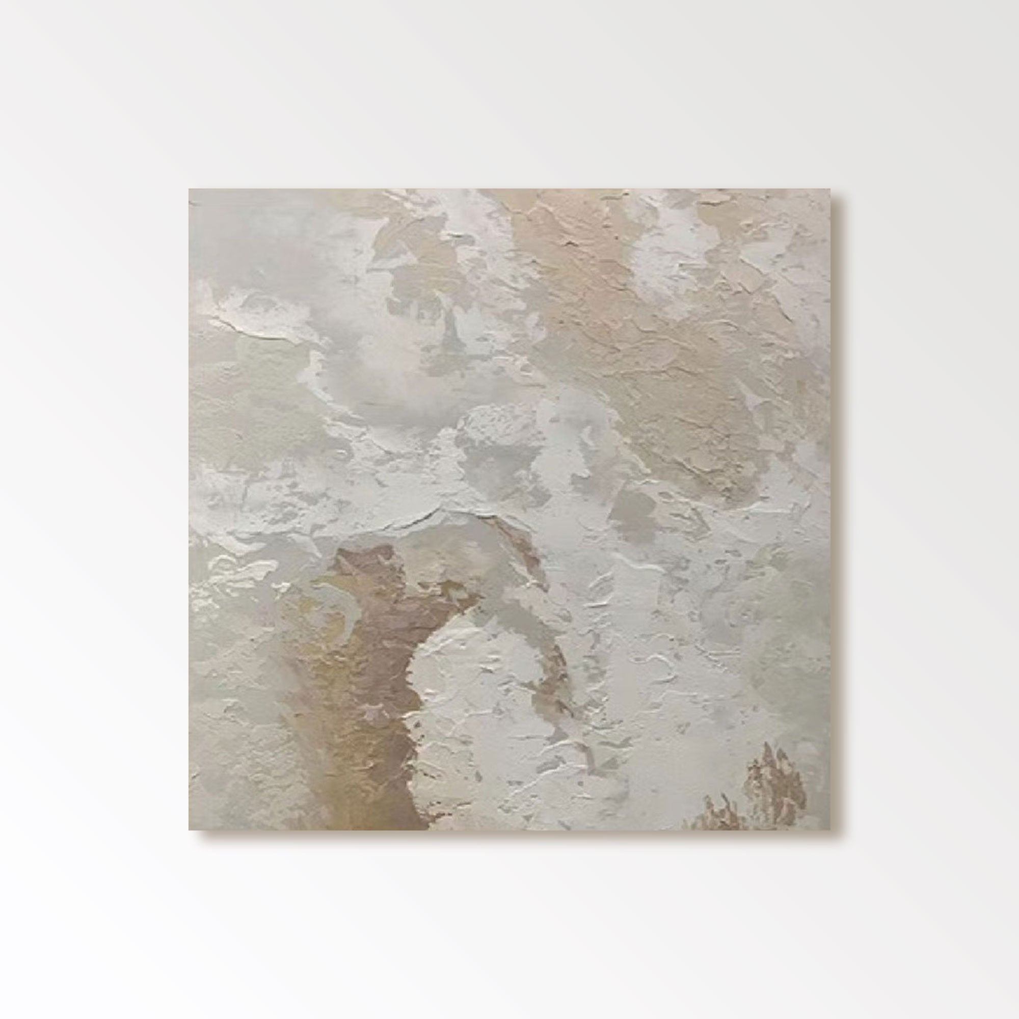 Abstract Plaster Textured Painting "Nebular"