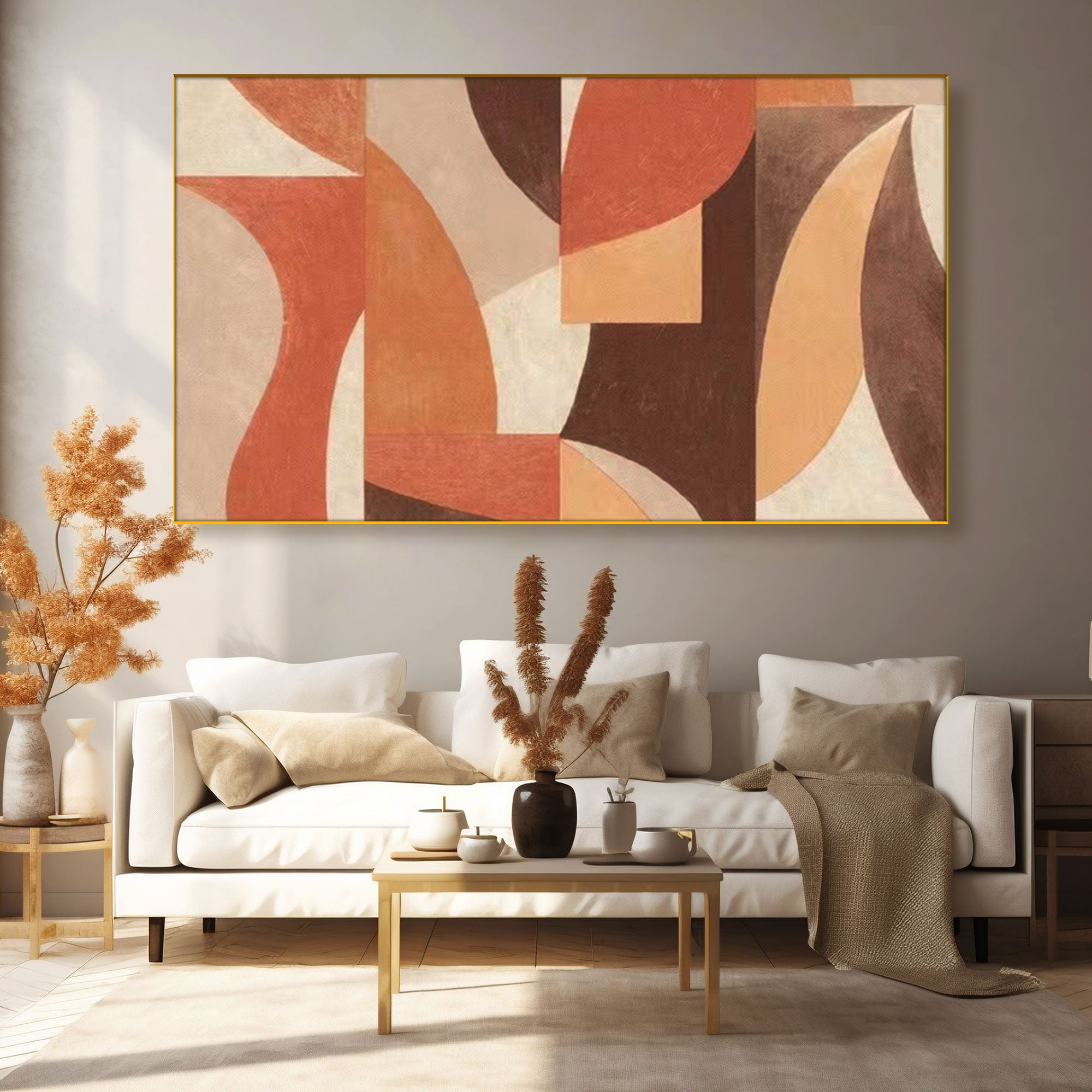 Abstract Painting "Earthen Harmony"