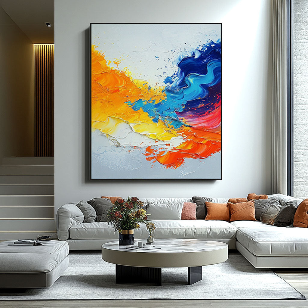 Abstract  Painting "Vérité Cachée"