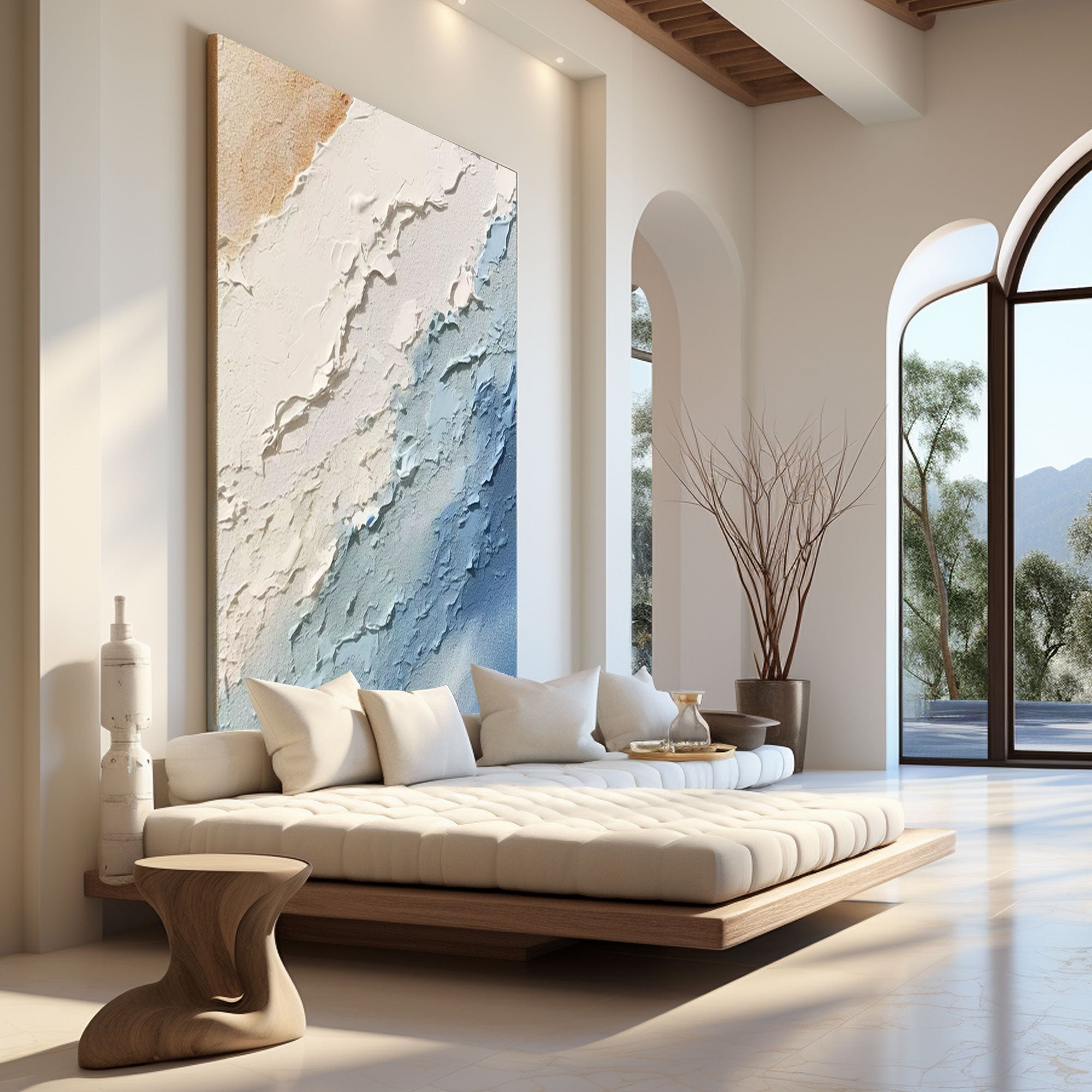 Plaster Painting "Brise Marine"